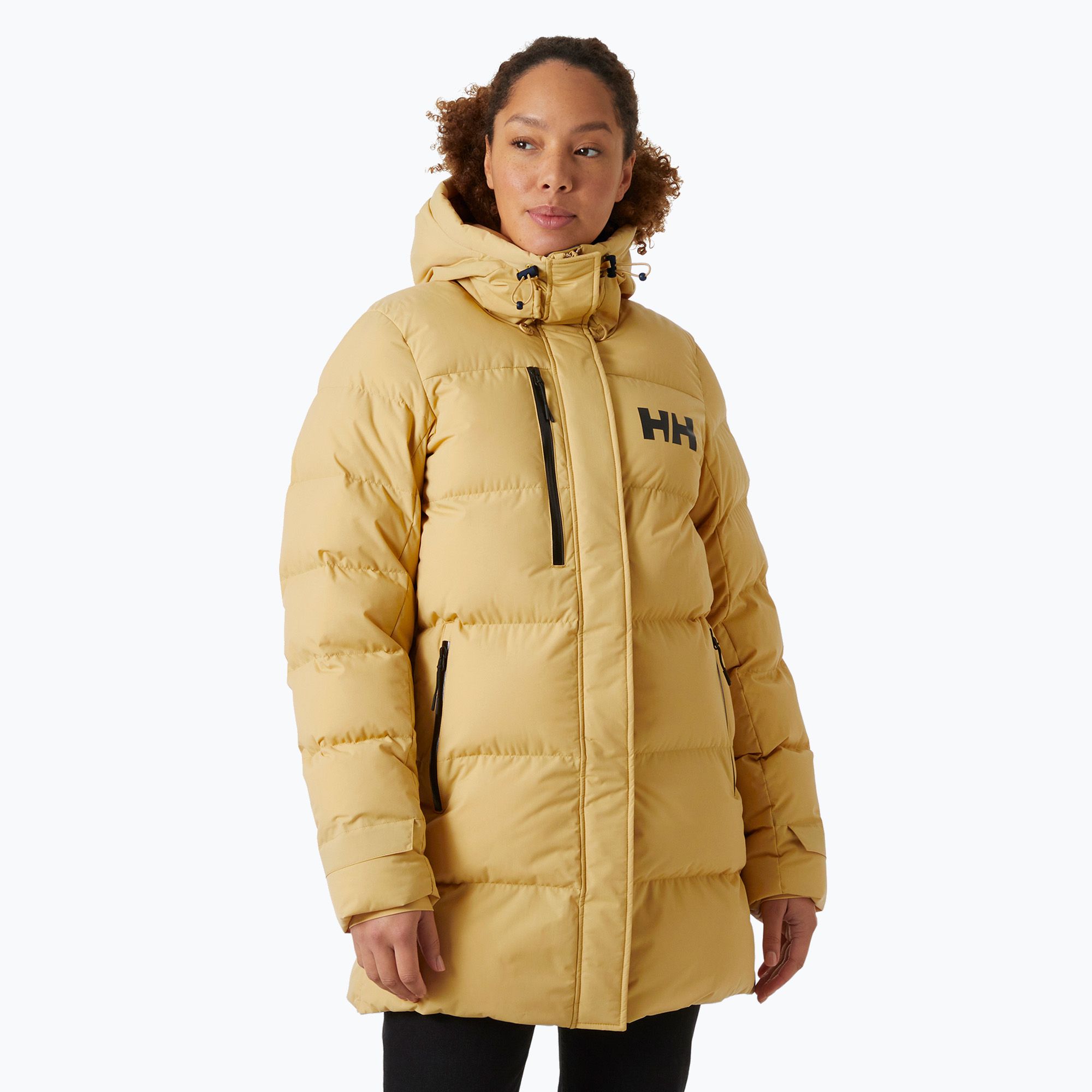 Płaszcz puchowy damski Helly Hansen Adore Puffy Parka sand 