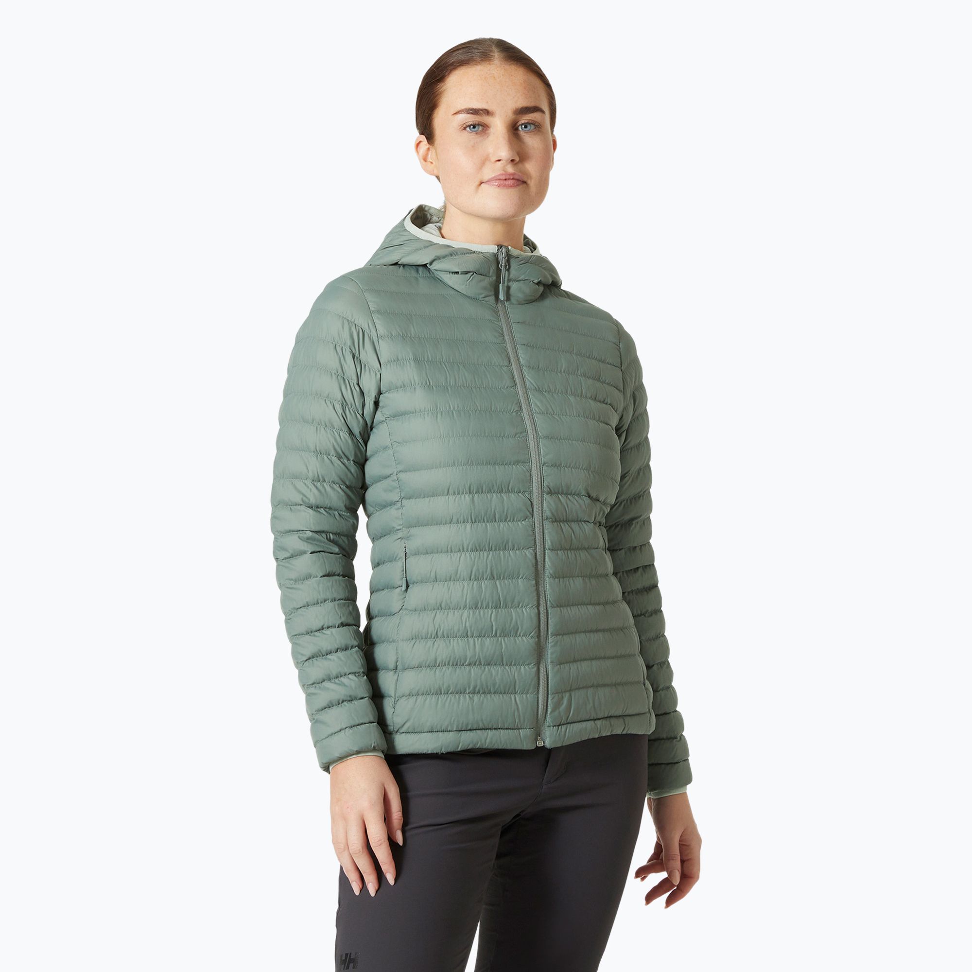 Kurtka damska Helly Hansen Sirdal Hooded Insulator grey cactus 