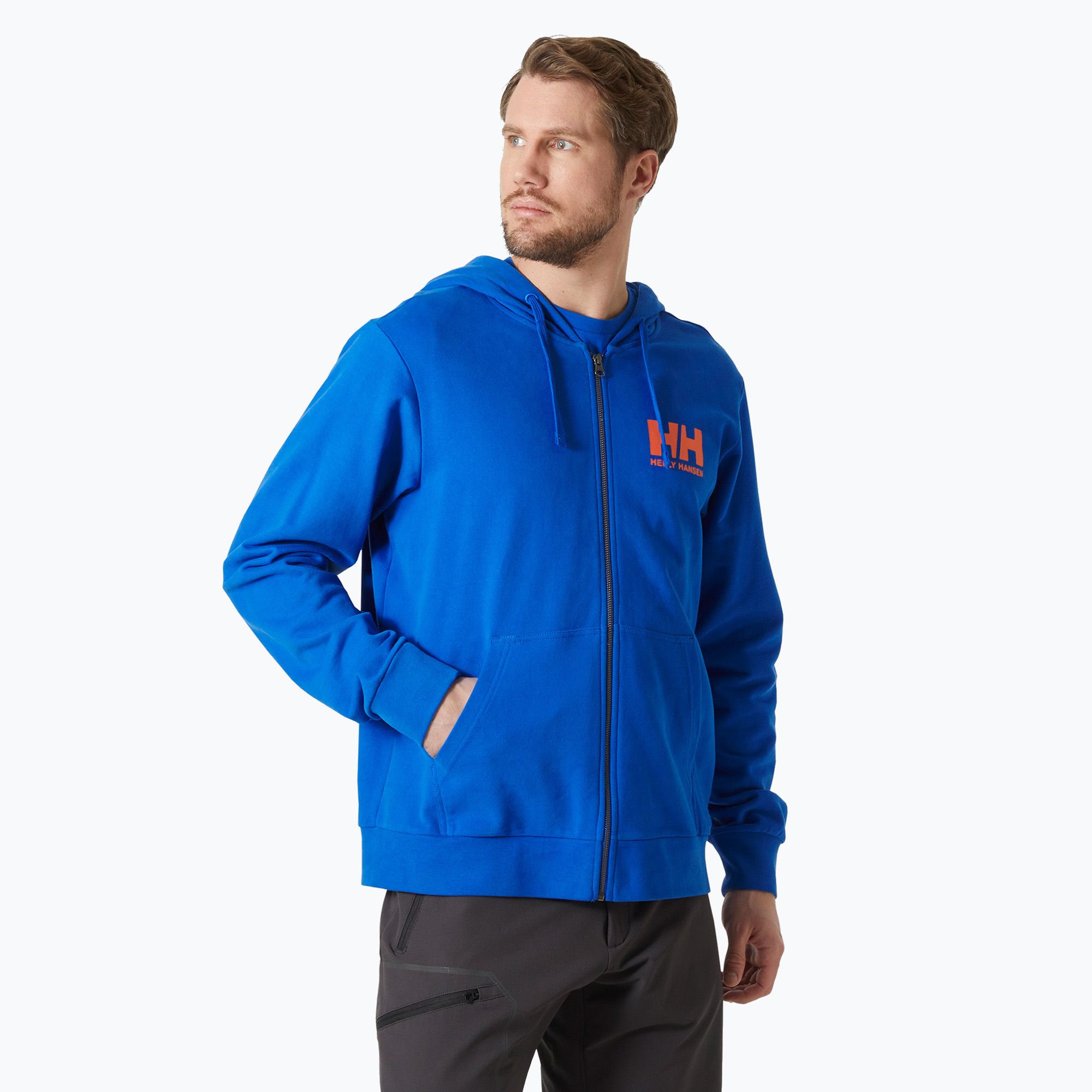 Bluza męska Helly Hansen HH Logo Full Zip Hoodie 2.0 cobalt 2.0 