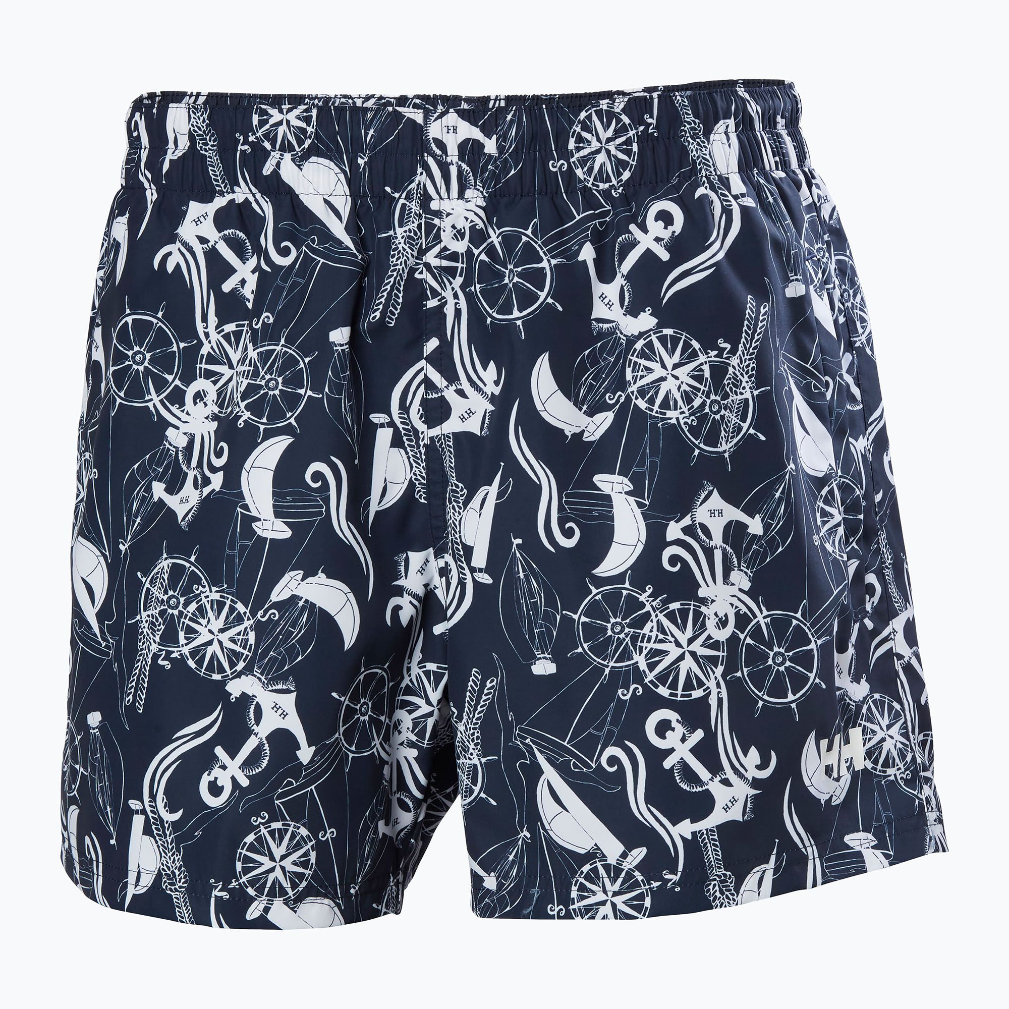 Szorty kąpielowe męskie Helly Hansen Newport Trunk navy nautical aop 