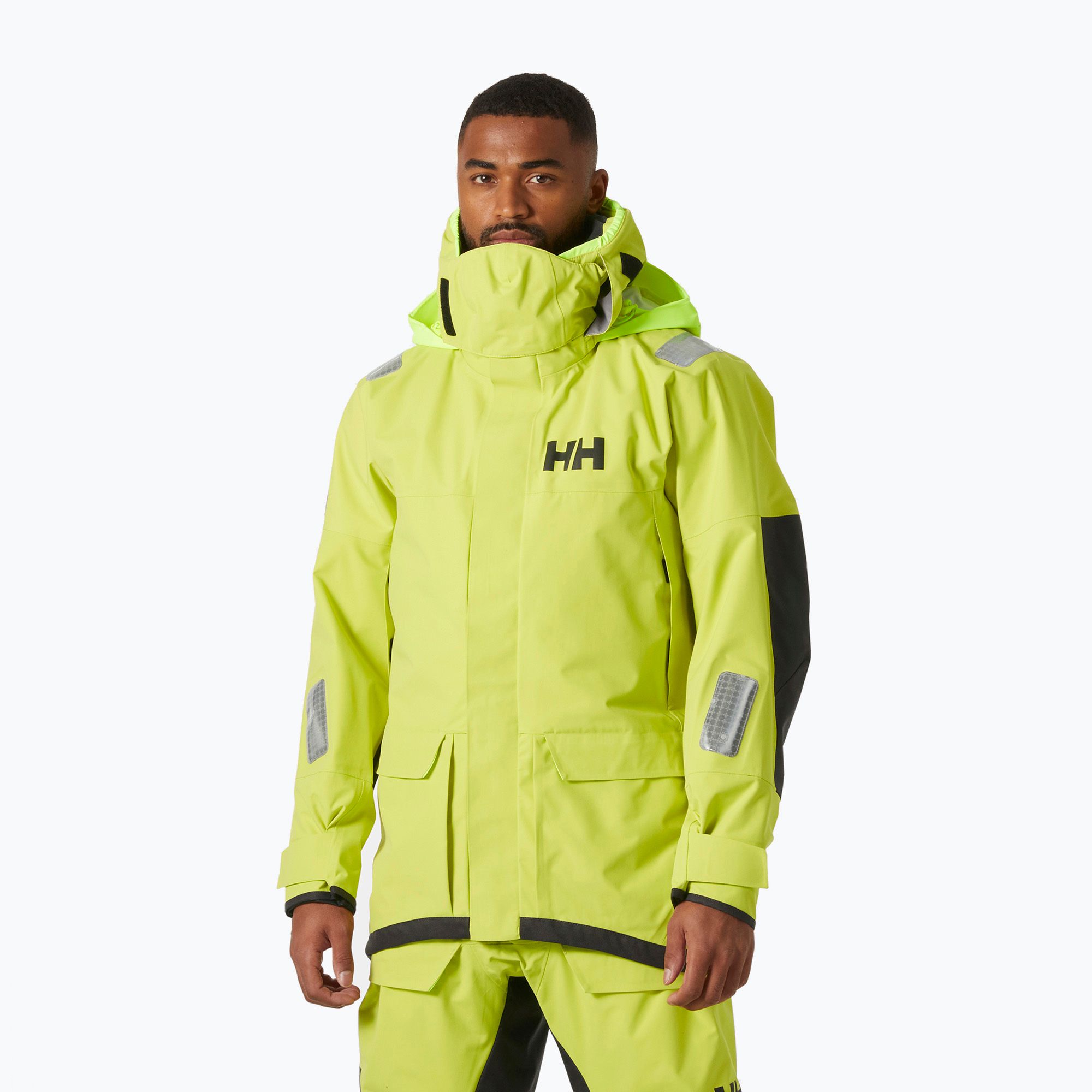Kurtka żeglarska męska Helly Hansen Skagen Pro cyber lime 