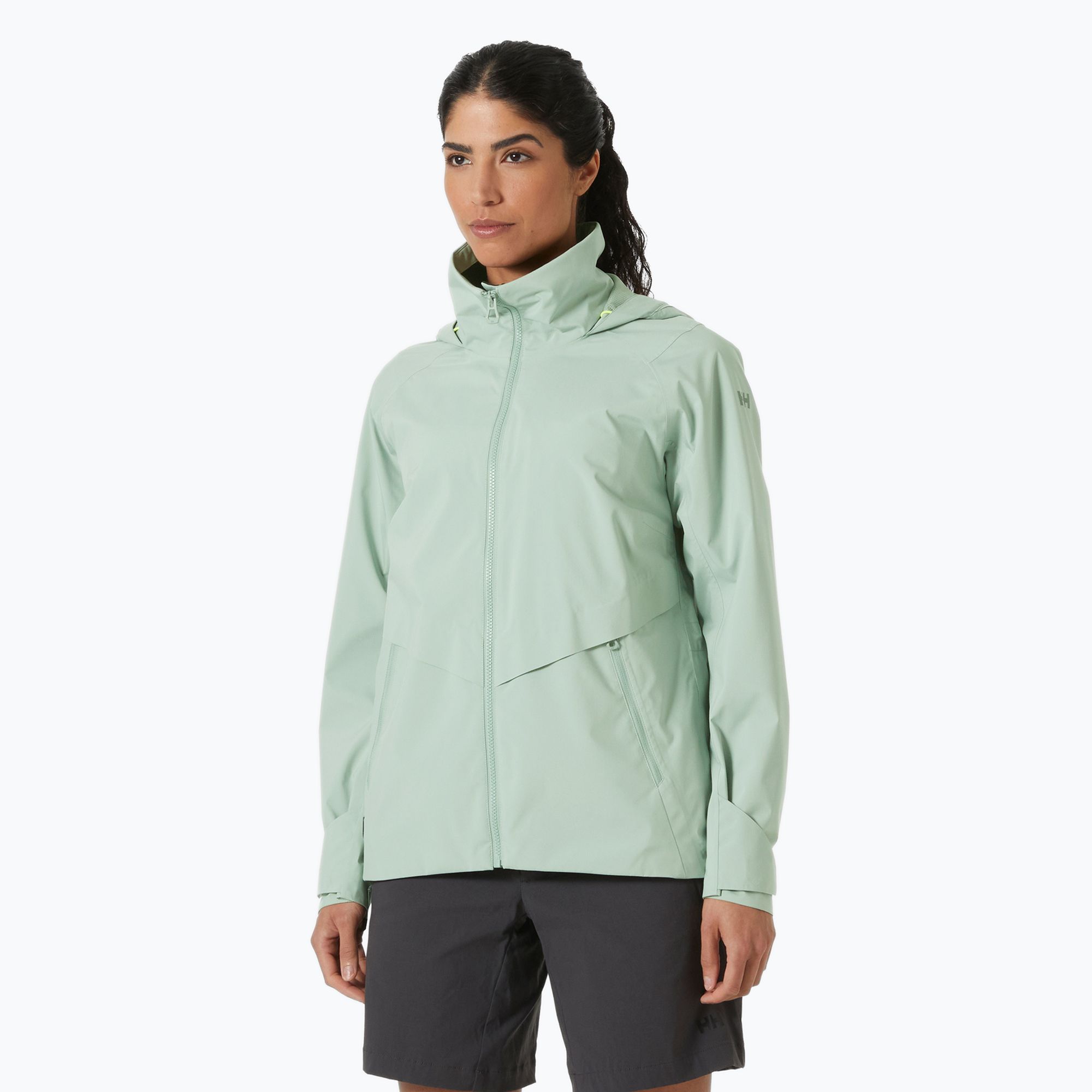Kurtka żeglarska damska Helly Hansen Hp Racing Hooded eucalyptus 