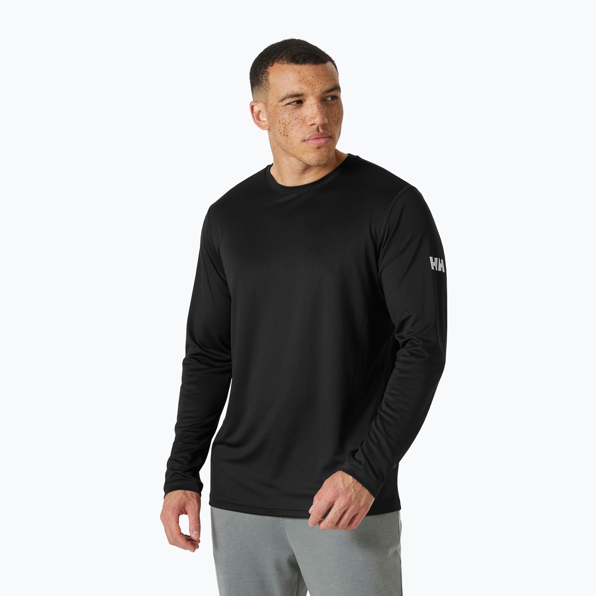 Longsleeve męski Helly Hansen HH Tech Crew 2.0 ebony 