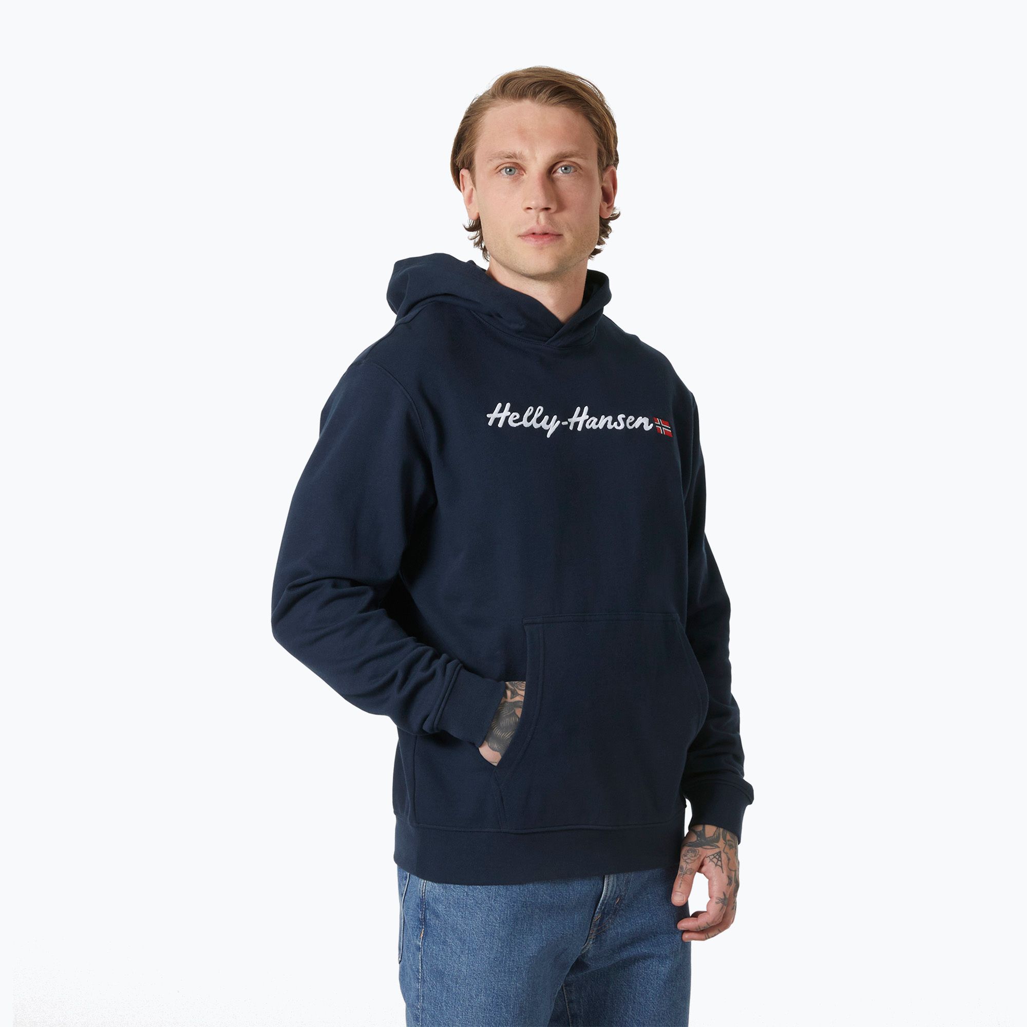 Bluza męska Helly Hansen Core Graphic Sweat Hoodie navy 