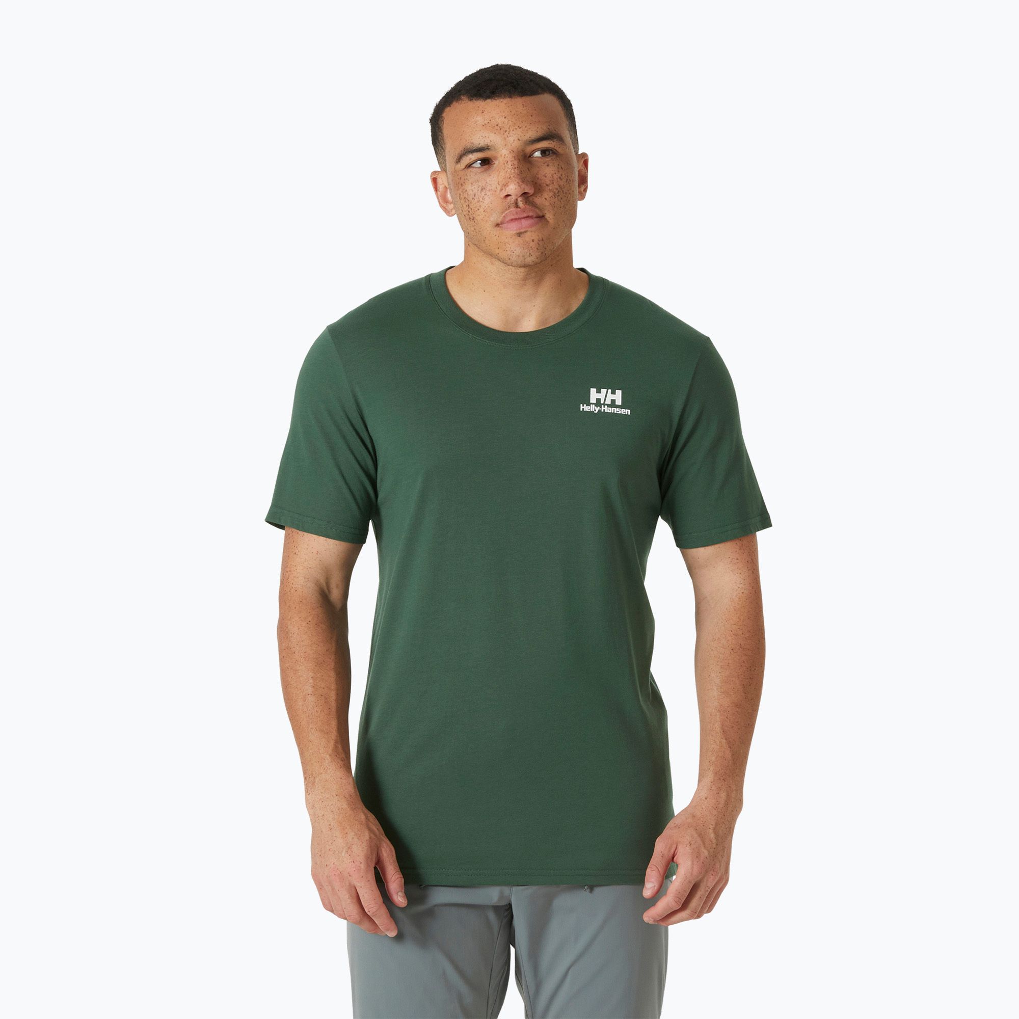 Koszulka męska Helly Hansen Nord Graphic jungle green 