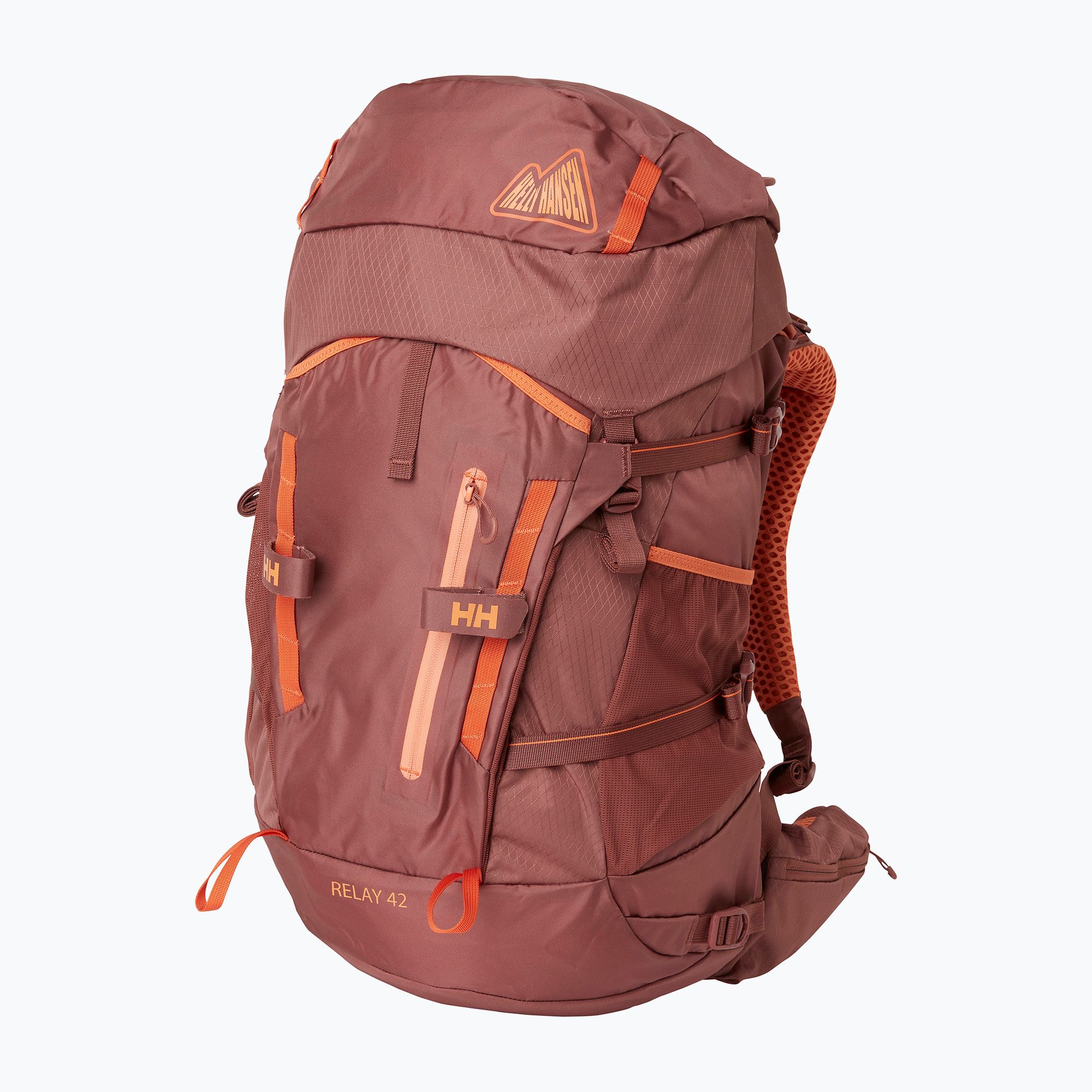 Plecak turystyczny damski Helly Hansen Relay Recco 42 l dark cedar 