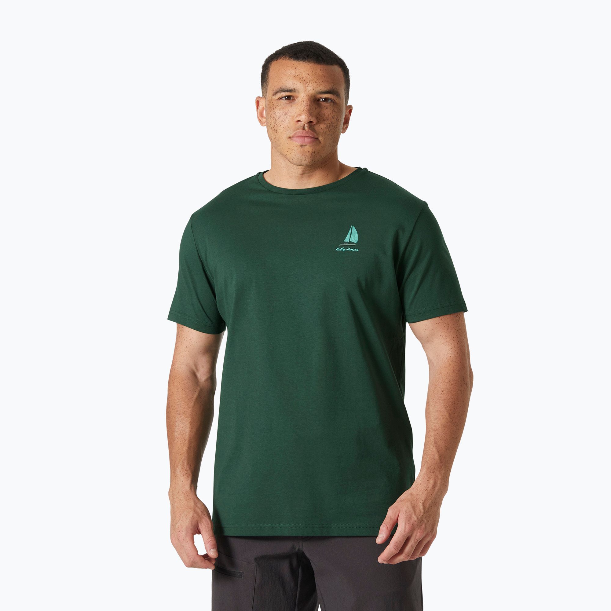 Koszulka męska Helly Hansen Shoreline 3.0 jungle green 