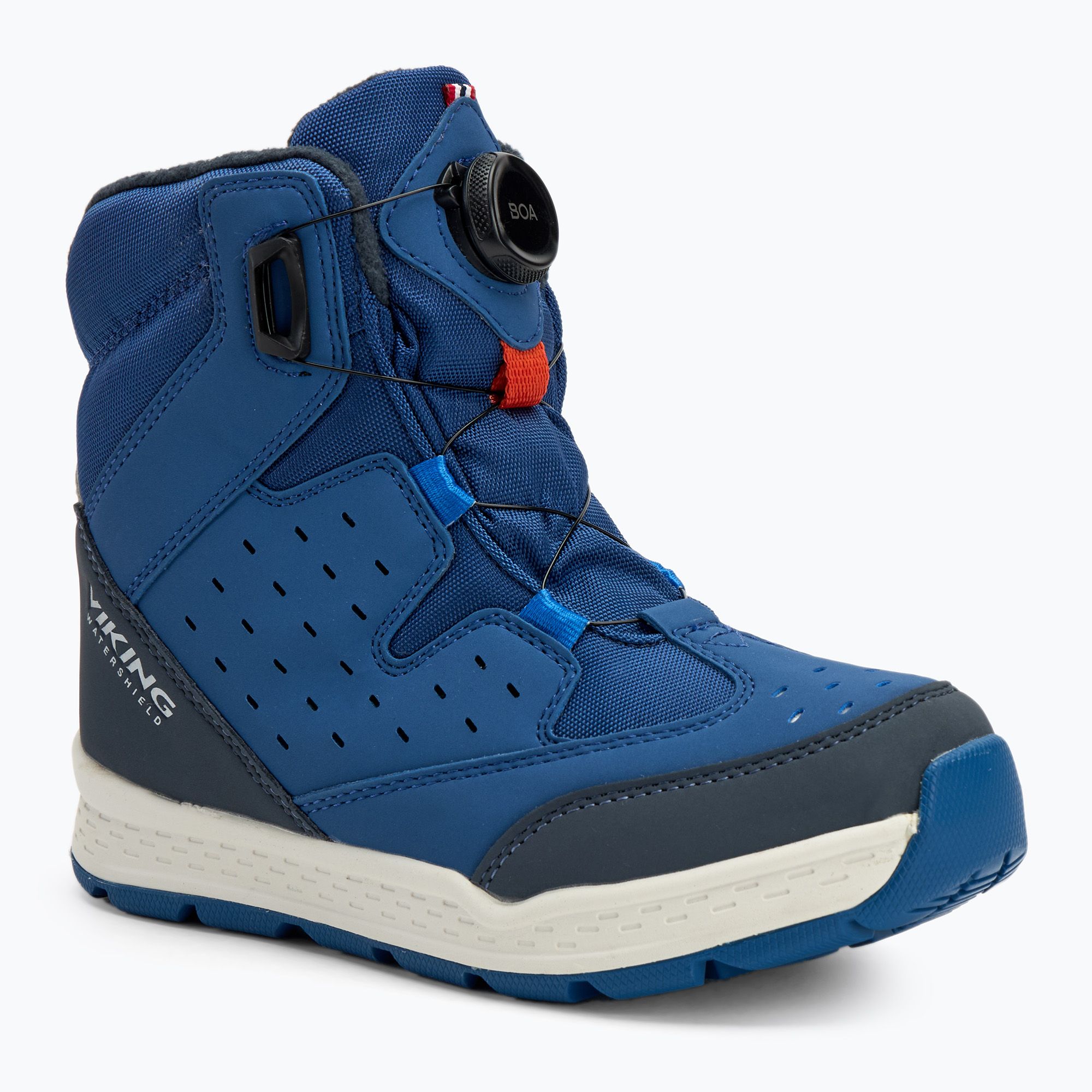 Śniegowce dziecięce Viking Espo Warm Waterproof BOA blue/rust 