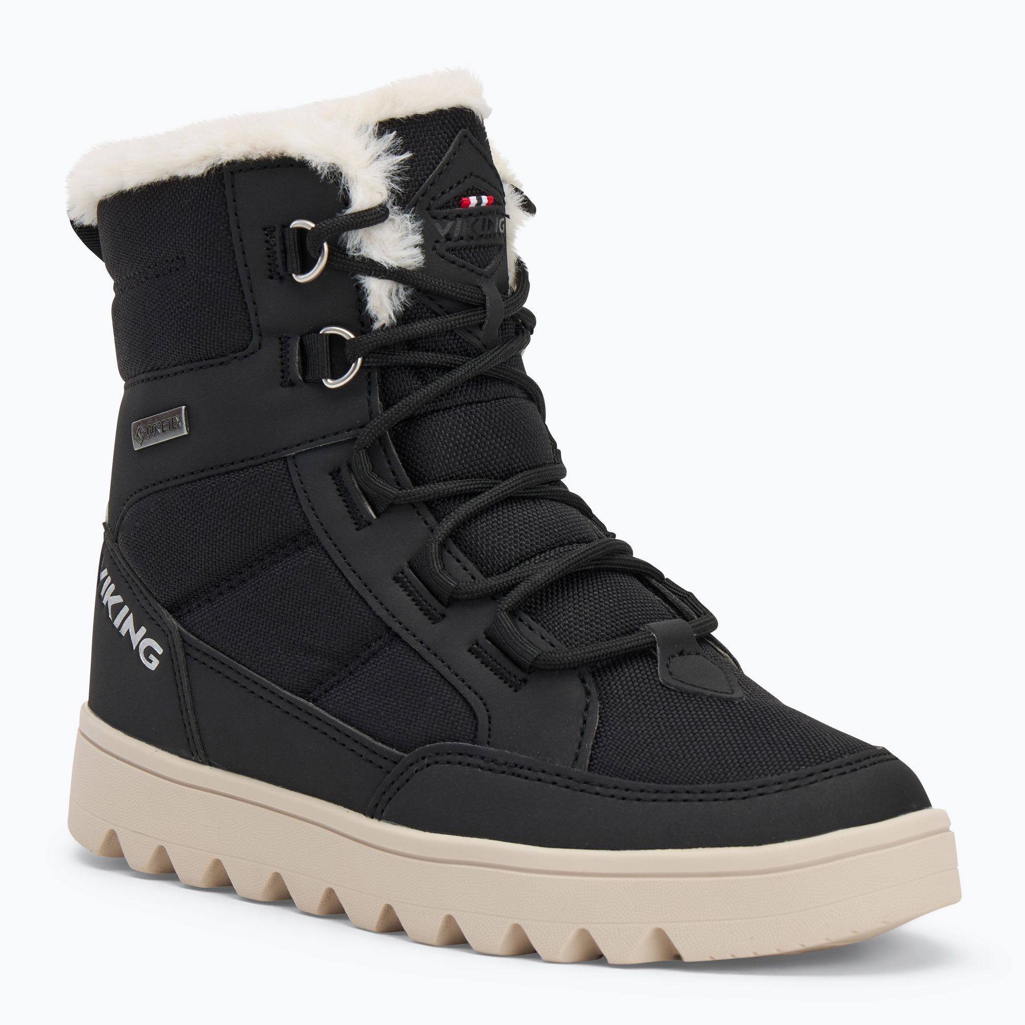 Śniegowce dziecięce Viking Fleek Warm GTX Zip black 