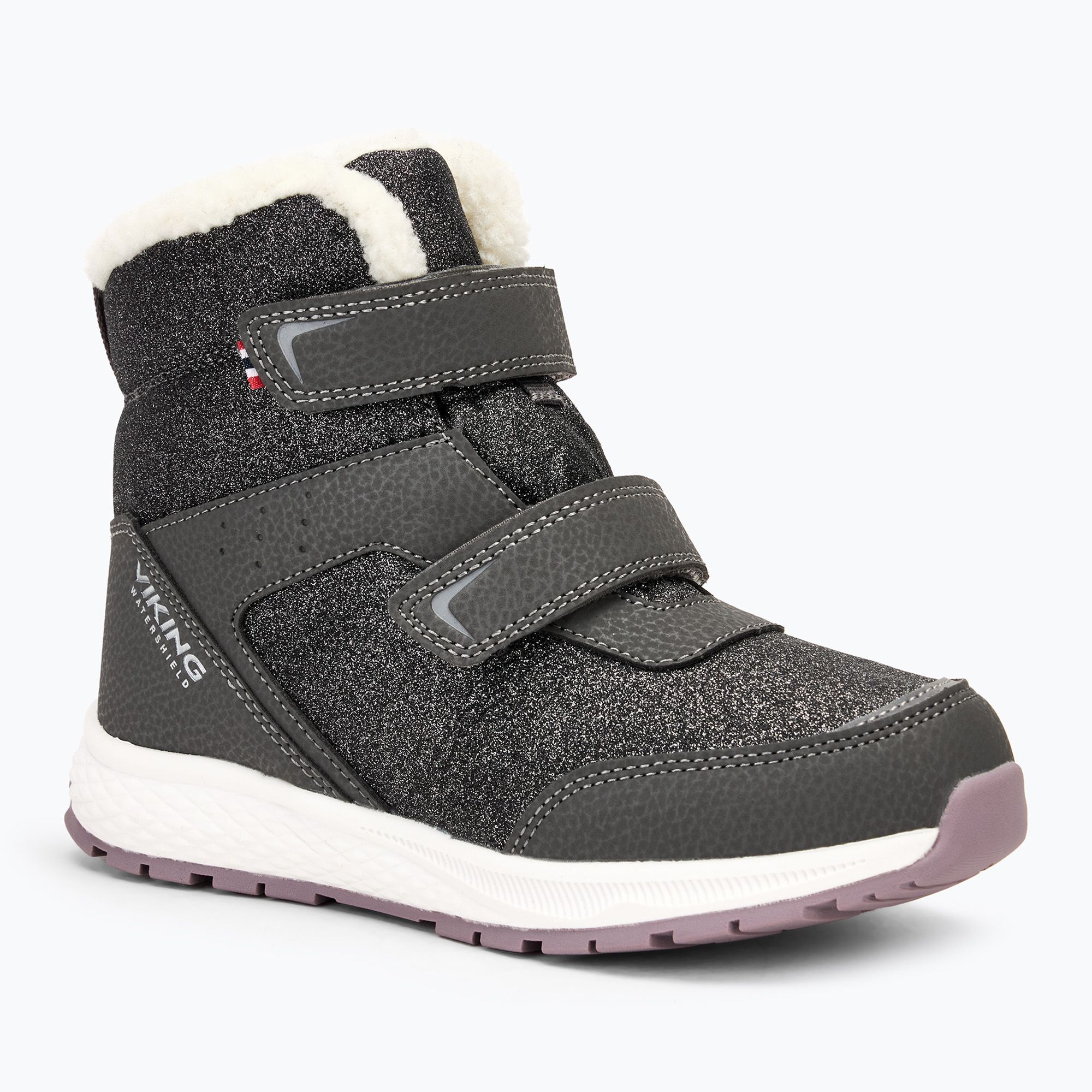 Śniegowce dziecięce Viking Equip Warm Waterproof 2V charcoal/dusty pink 