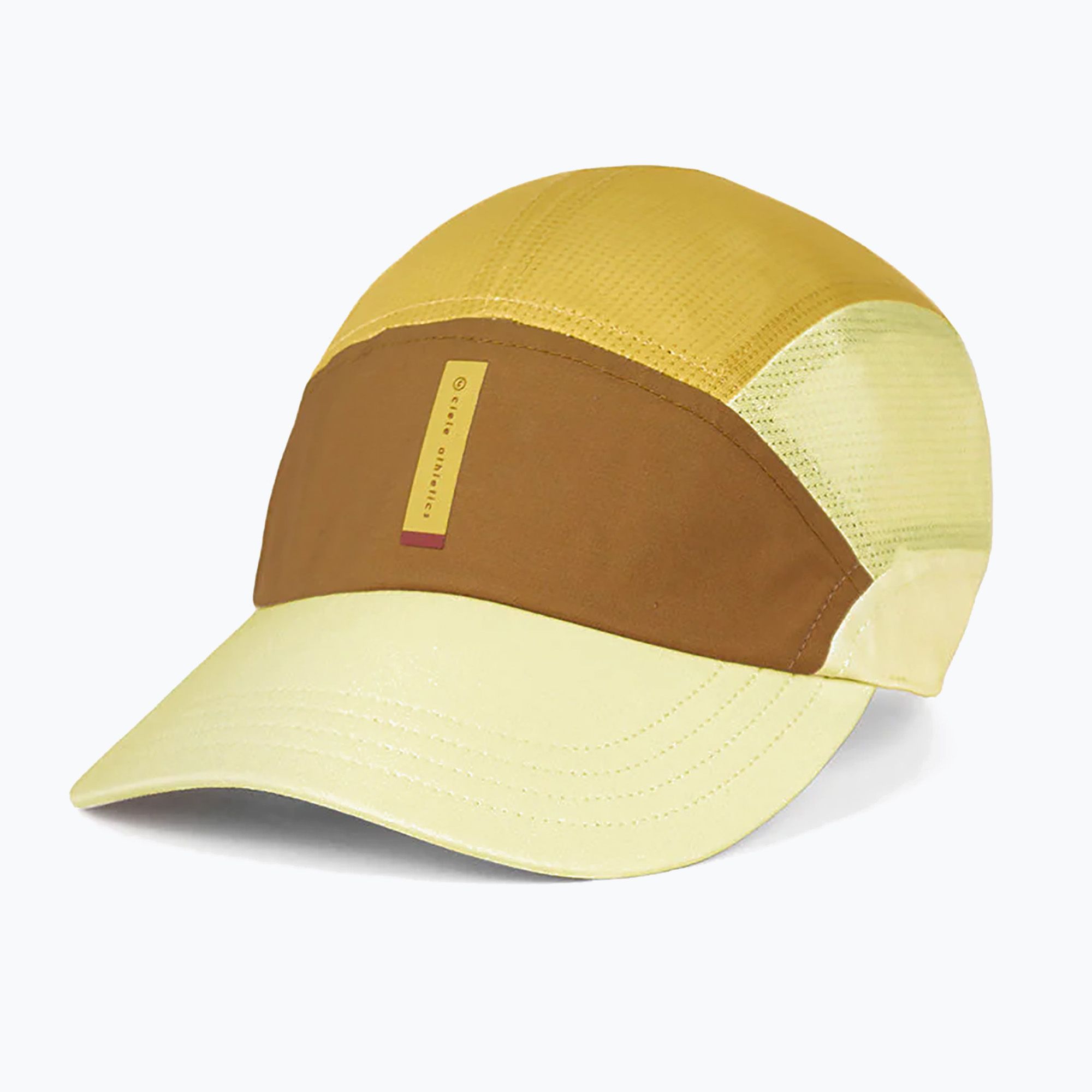 Czapka z daszkiem Ciele Athletics FSTCap SC Comp IconicVC dark ochre/sulfur 