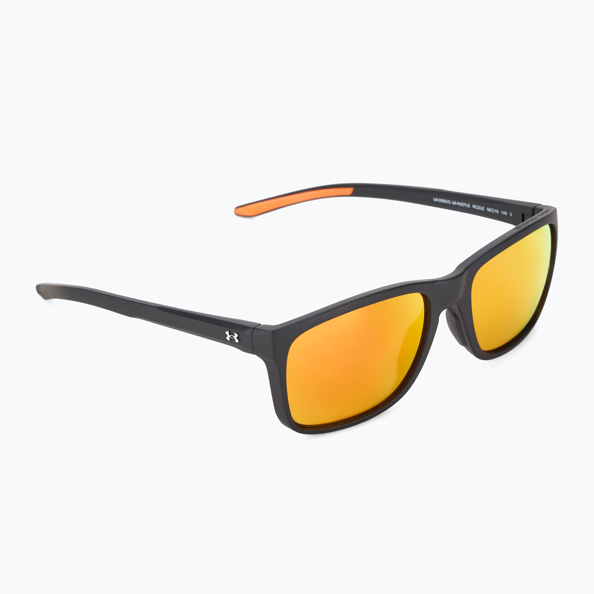 Okulary przeciwsłoneczne męskie Under Armour 0005/S S3 matte black gold/red multilayer 