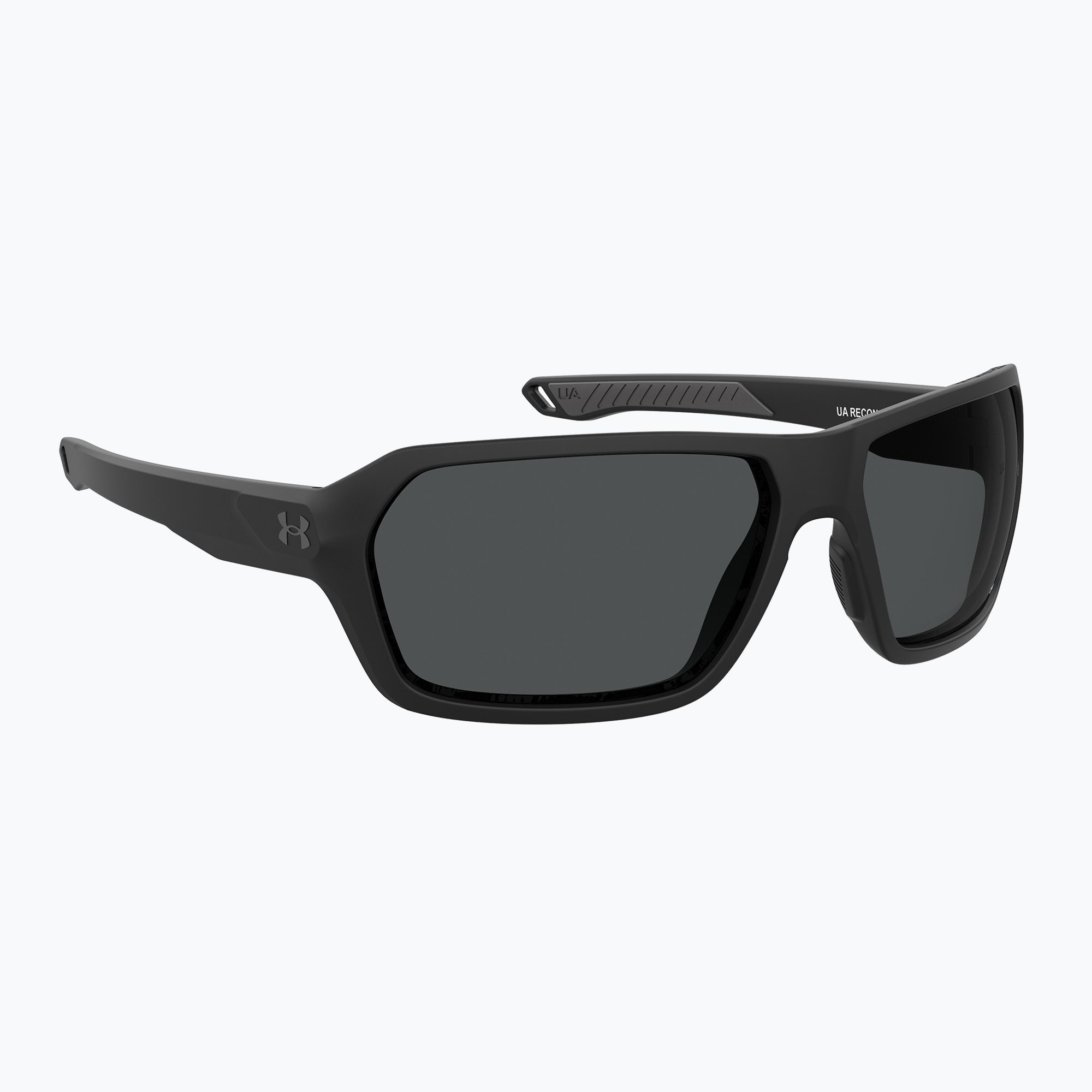 Okulary przeciwsłoneczne męskie Under Armour Recon matte black/grey oleophobic 