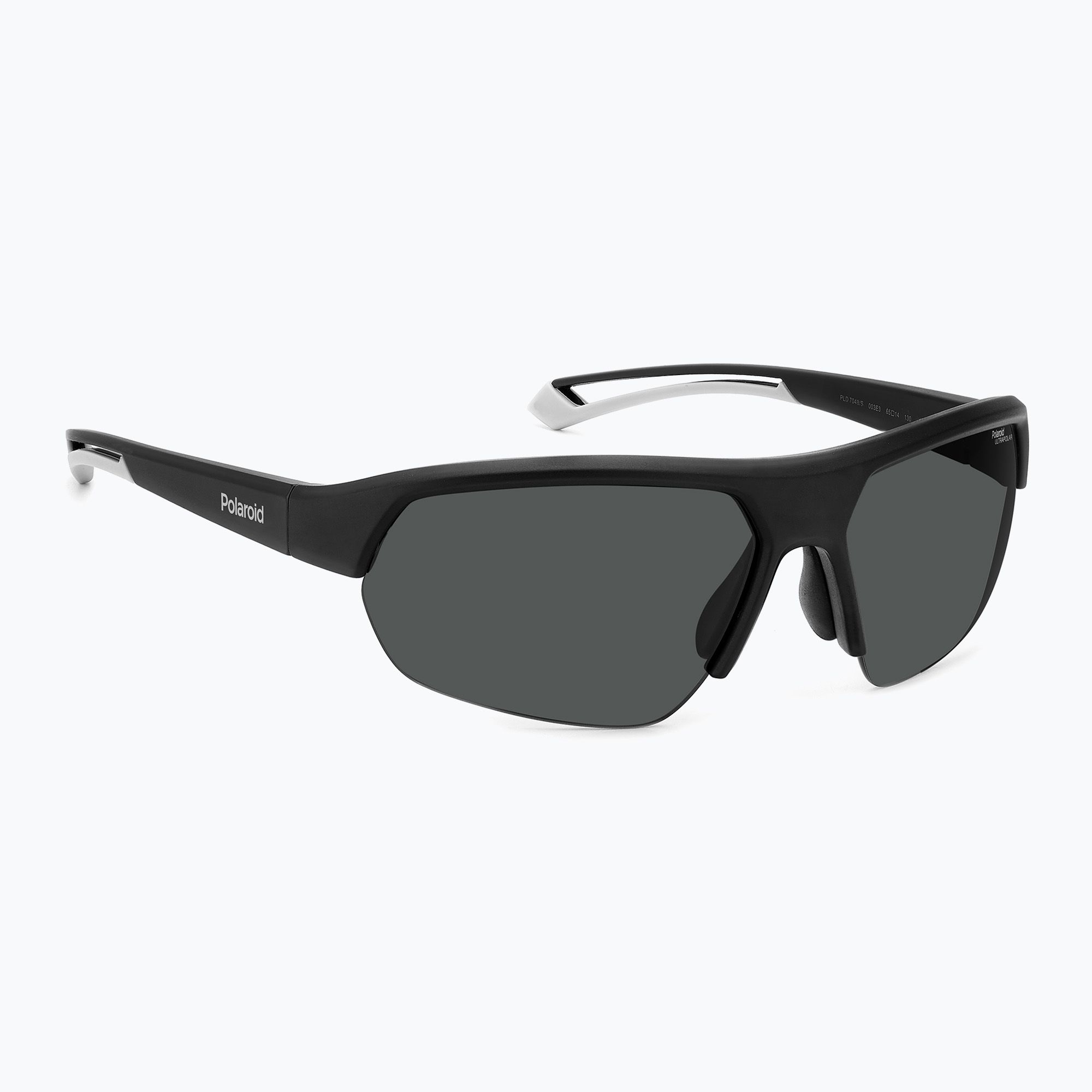 Okulary przeciwsłoneczne Polaroid PLD 7048/S matte black/grey polarized high contrast 