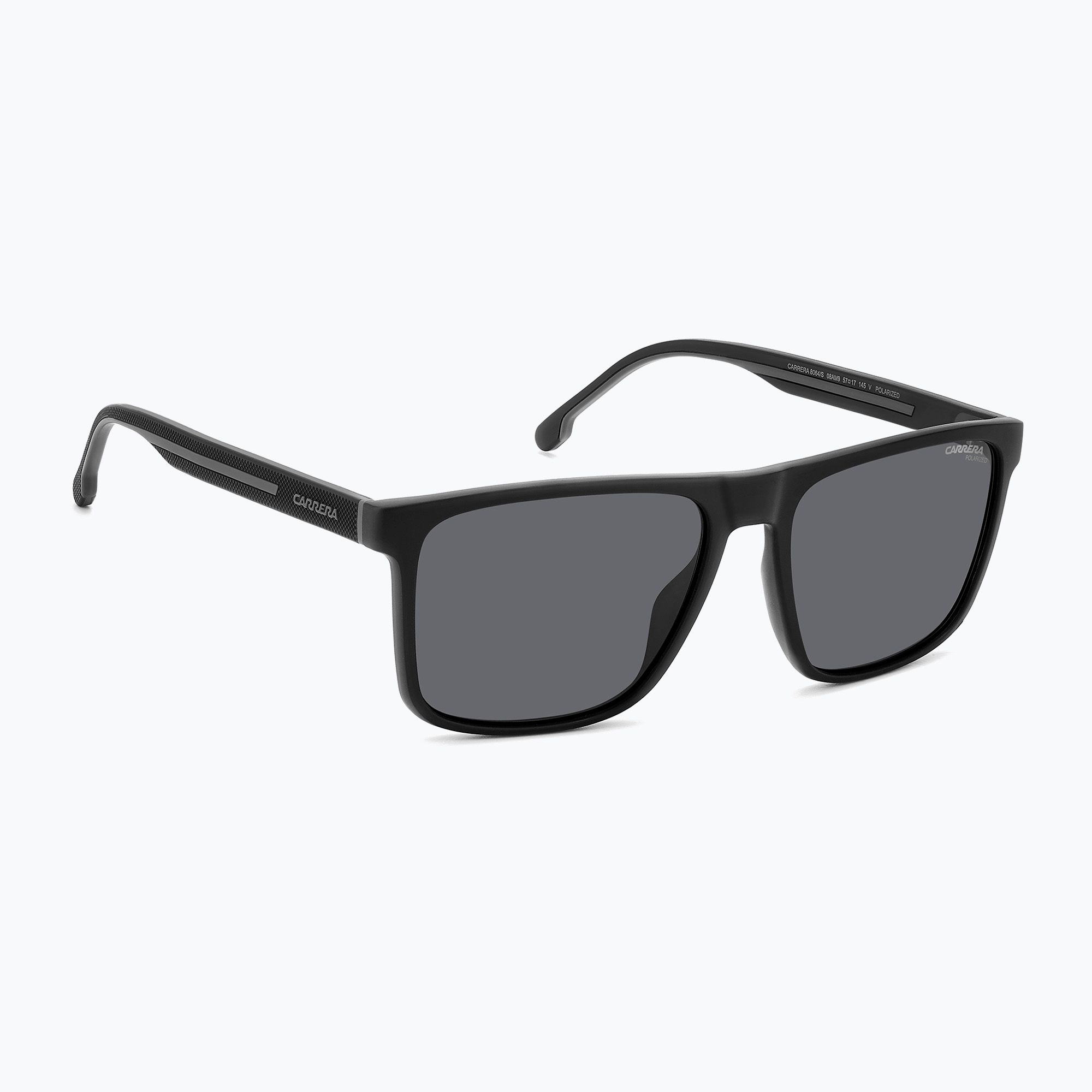 Okulary przeciwsłoneczne męskie Carrera 8064/S black grey/grey polarized 