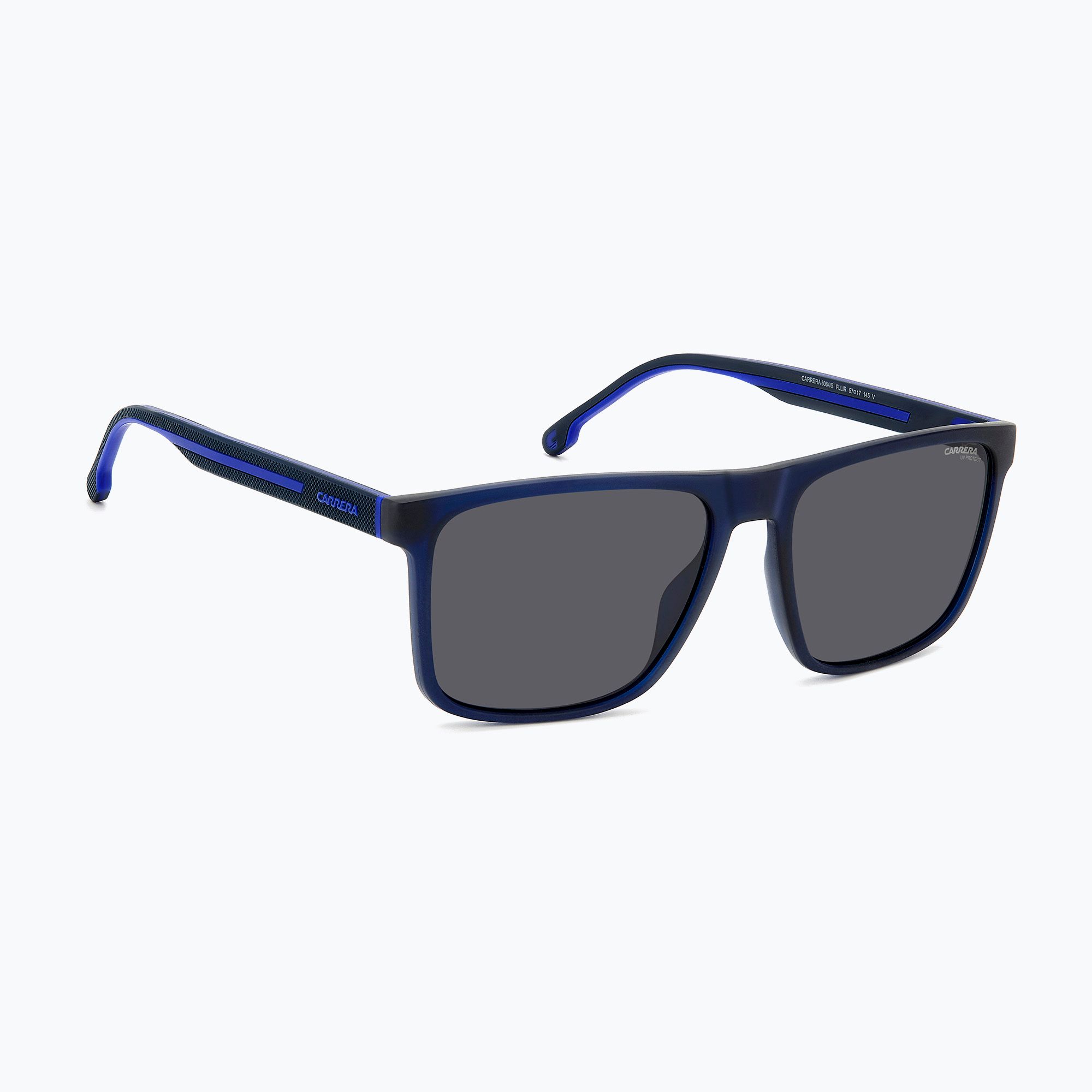 Okulary przeciwsłoneczne męskie Carrera 8064/S matte blue/grey 