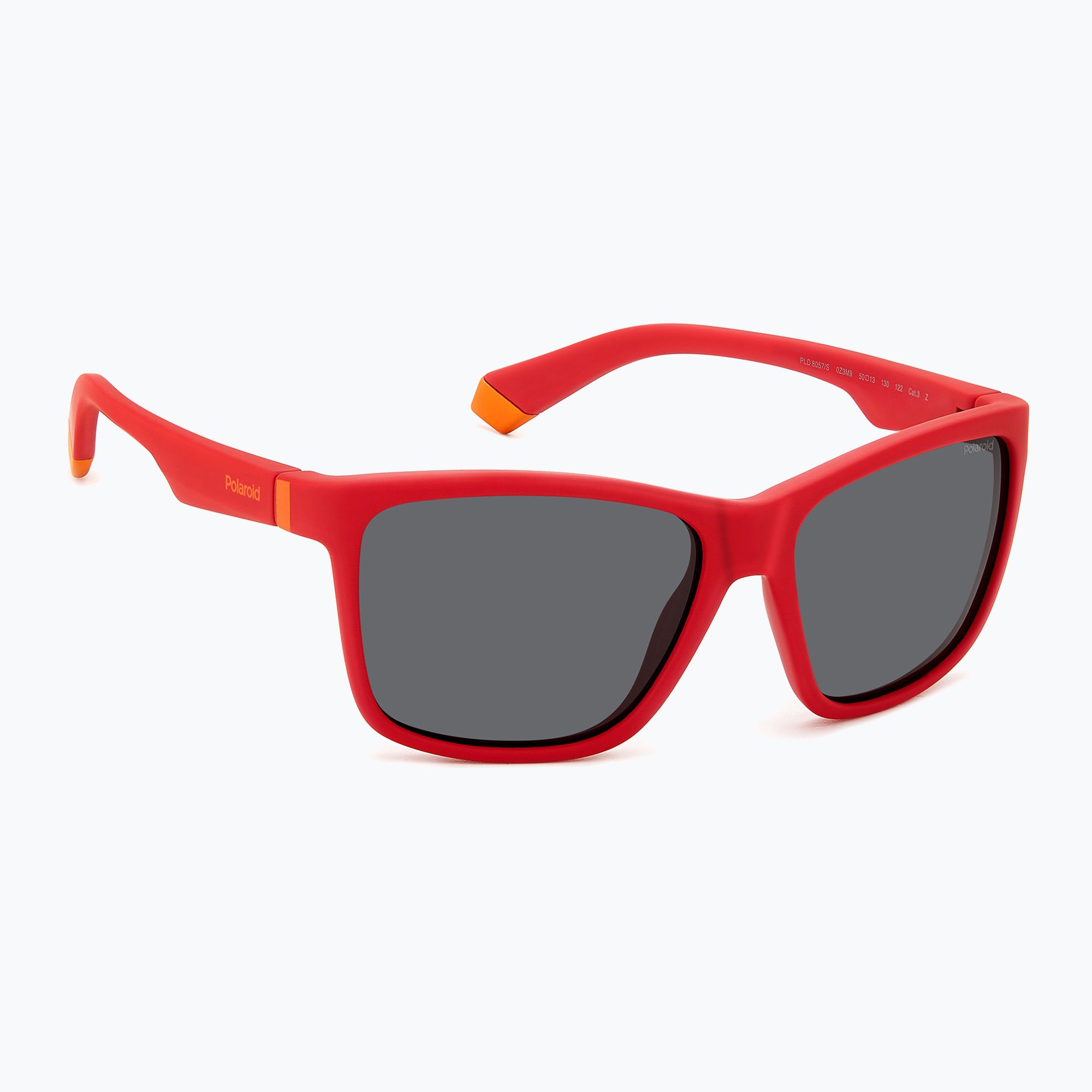 Okulary przeciwsłoneczne dziecięce Polaroid PLD 8057/S matte red/grey polarized 