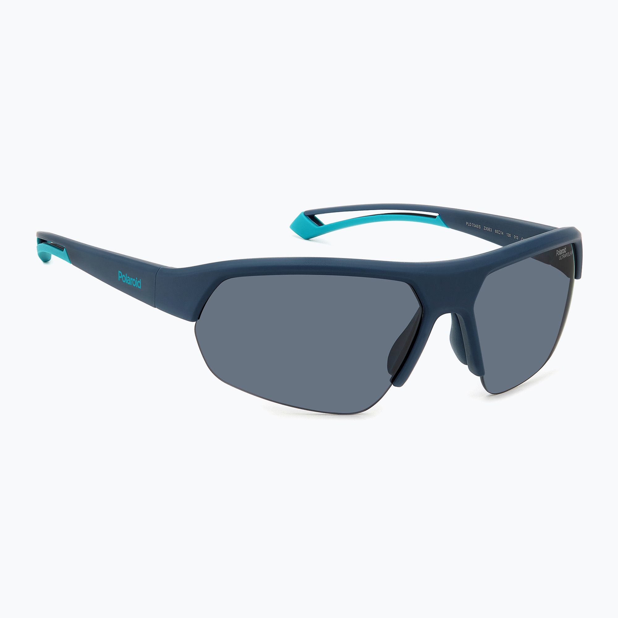 Okulary przeciwsłoneczne Polaroid PLD 7048/S matte blue/grey polarized high contrast 