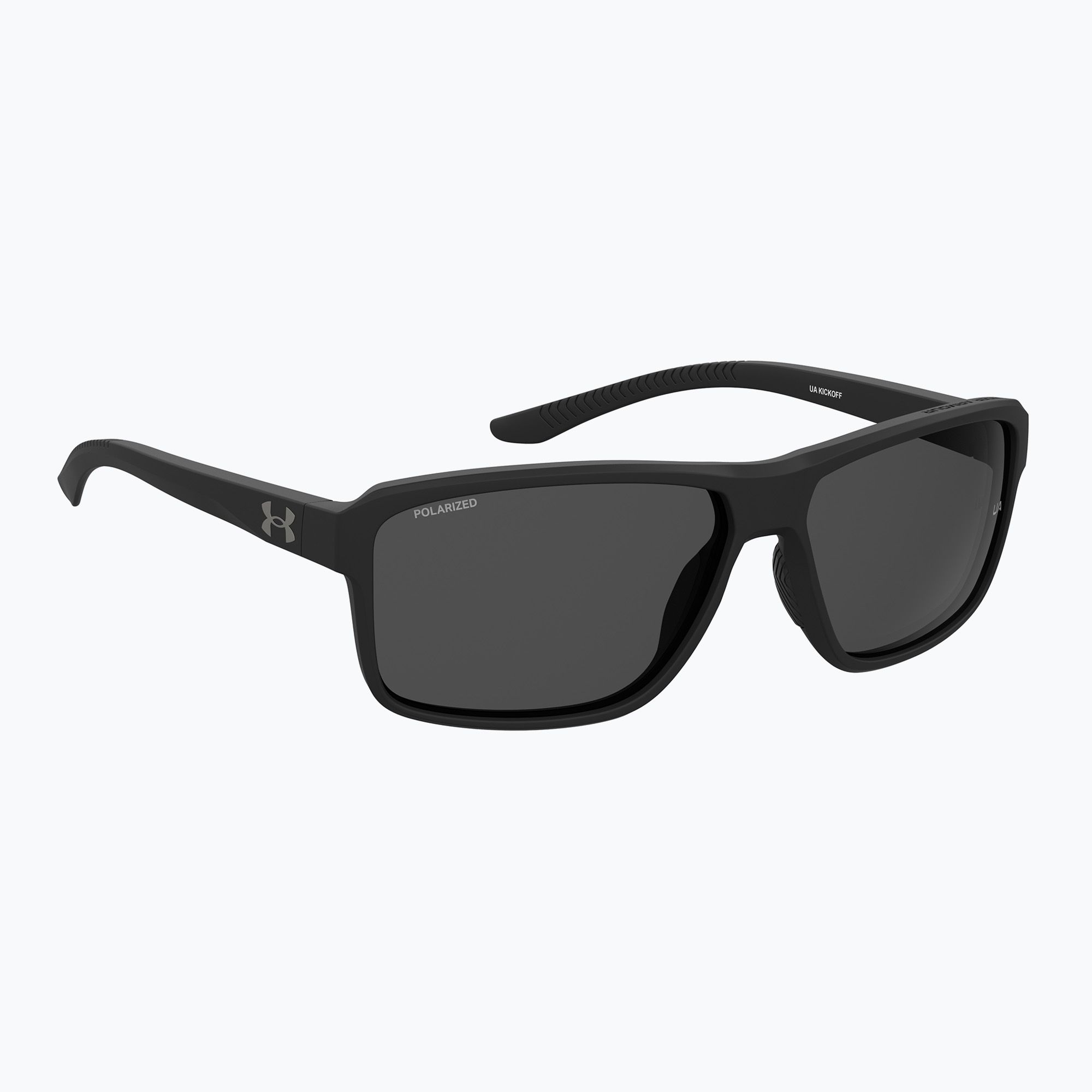Okulary przeciwsłoneczne męskie Under Armour Kickoff S3 matte black/grey polarized 