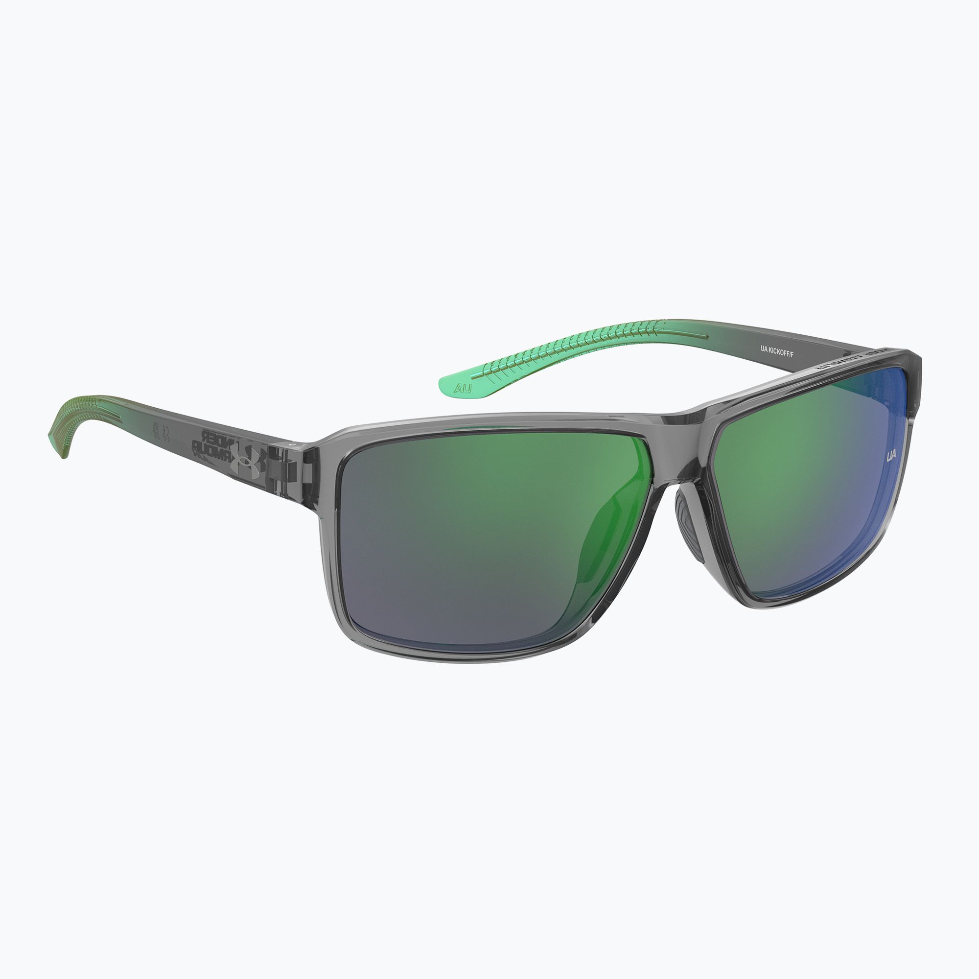 Okulary przeciwsłoneczne męskie Under Armour Kickoff/G S3 grey green/green multilayer 