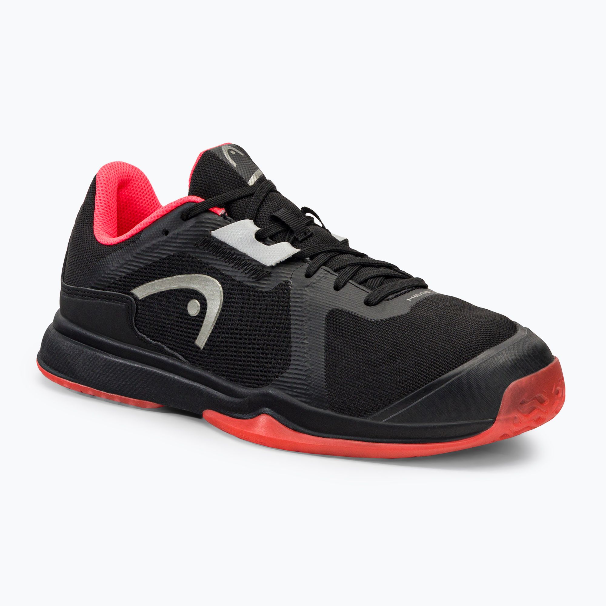 Buty do squasha HEAD Sprint Team 3.5 Indoor black/coral 