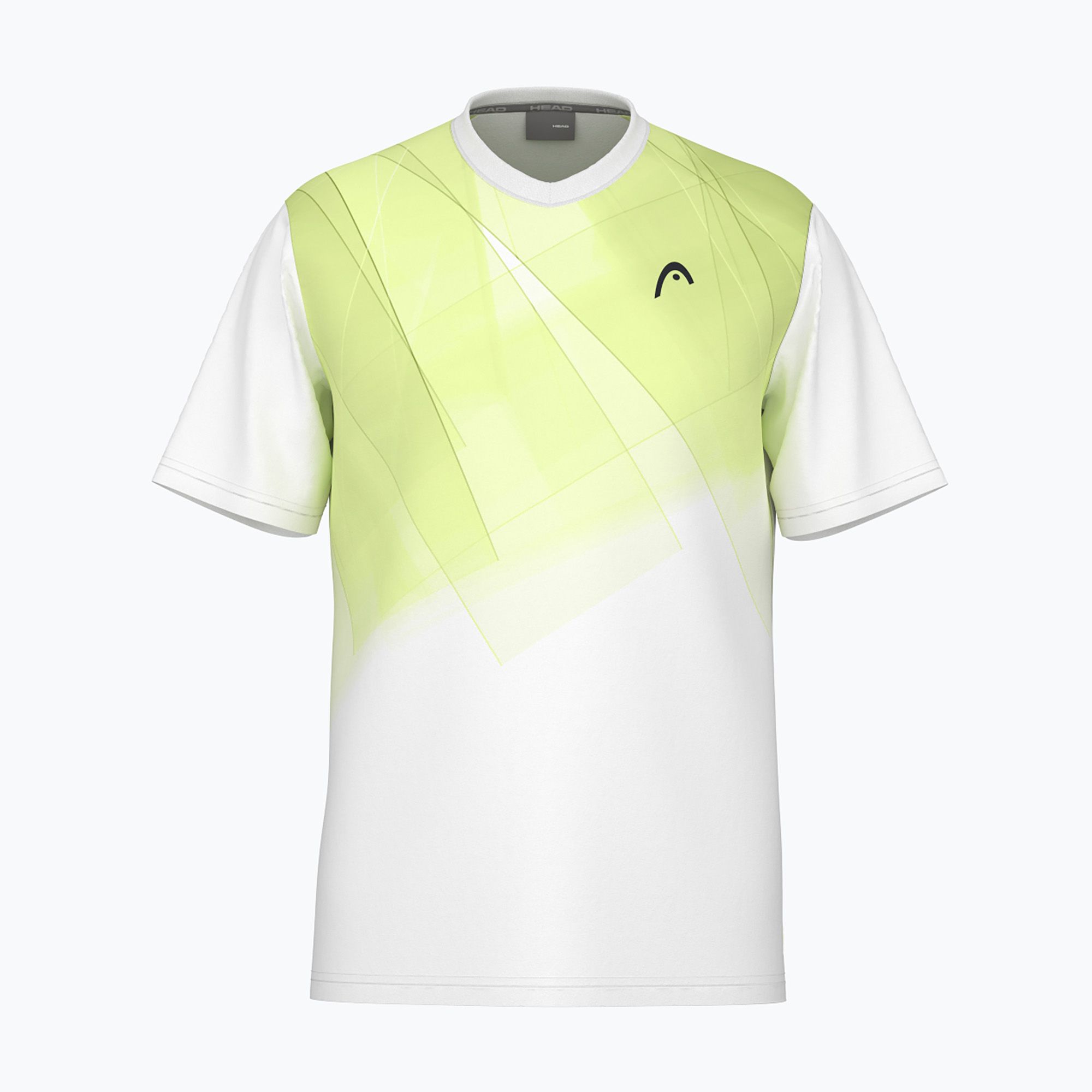Koszulka tenisowa męska HEAD Topspin print vision m/lime 