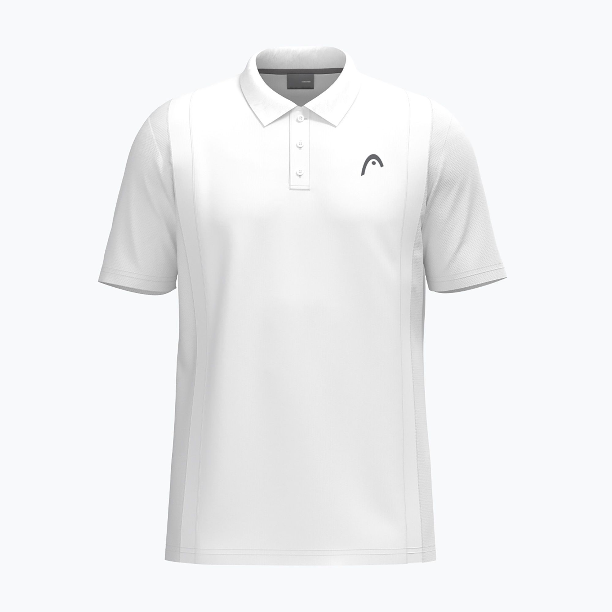 Koszulka tenisowa polo męska HEAD Club 25 Tech Polo white 