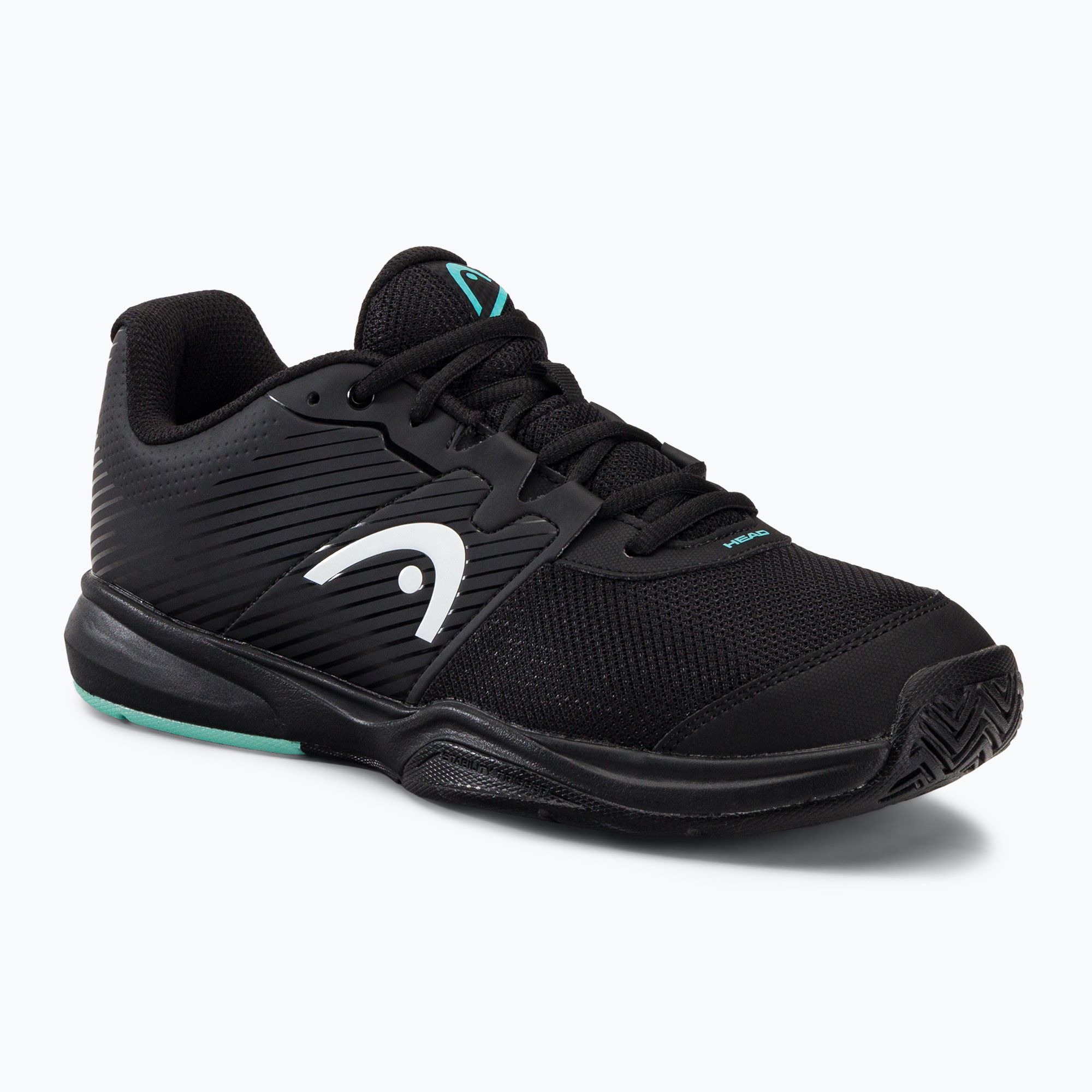 Buty do tenisa męskie HEAD Revolt Court black/teal 