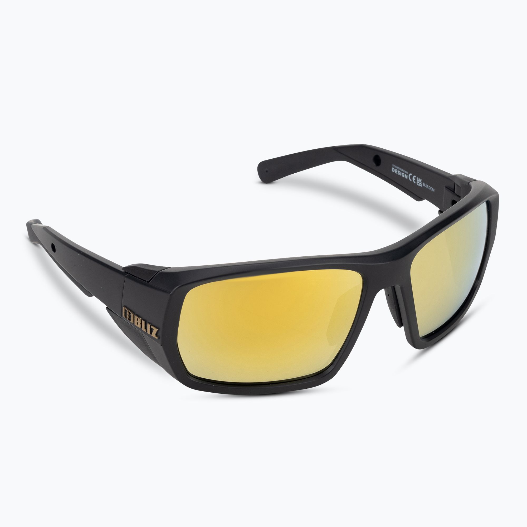Okulary przeciwsłoneczne Bliz Peak matt black/brown gold mirror 