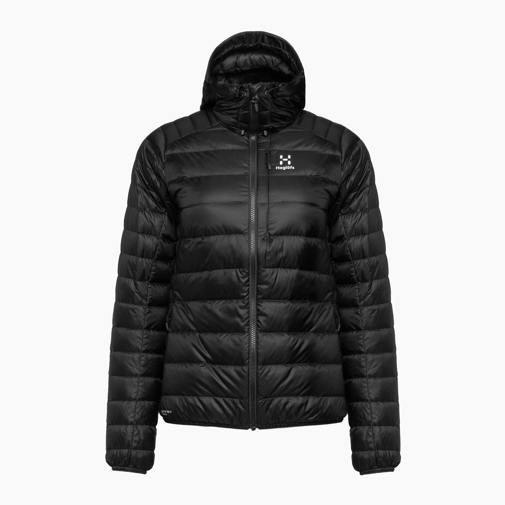 Kurtka puchowa damska Haglöfs Roc Down Hood true black 