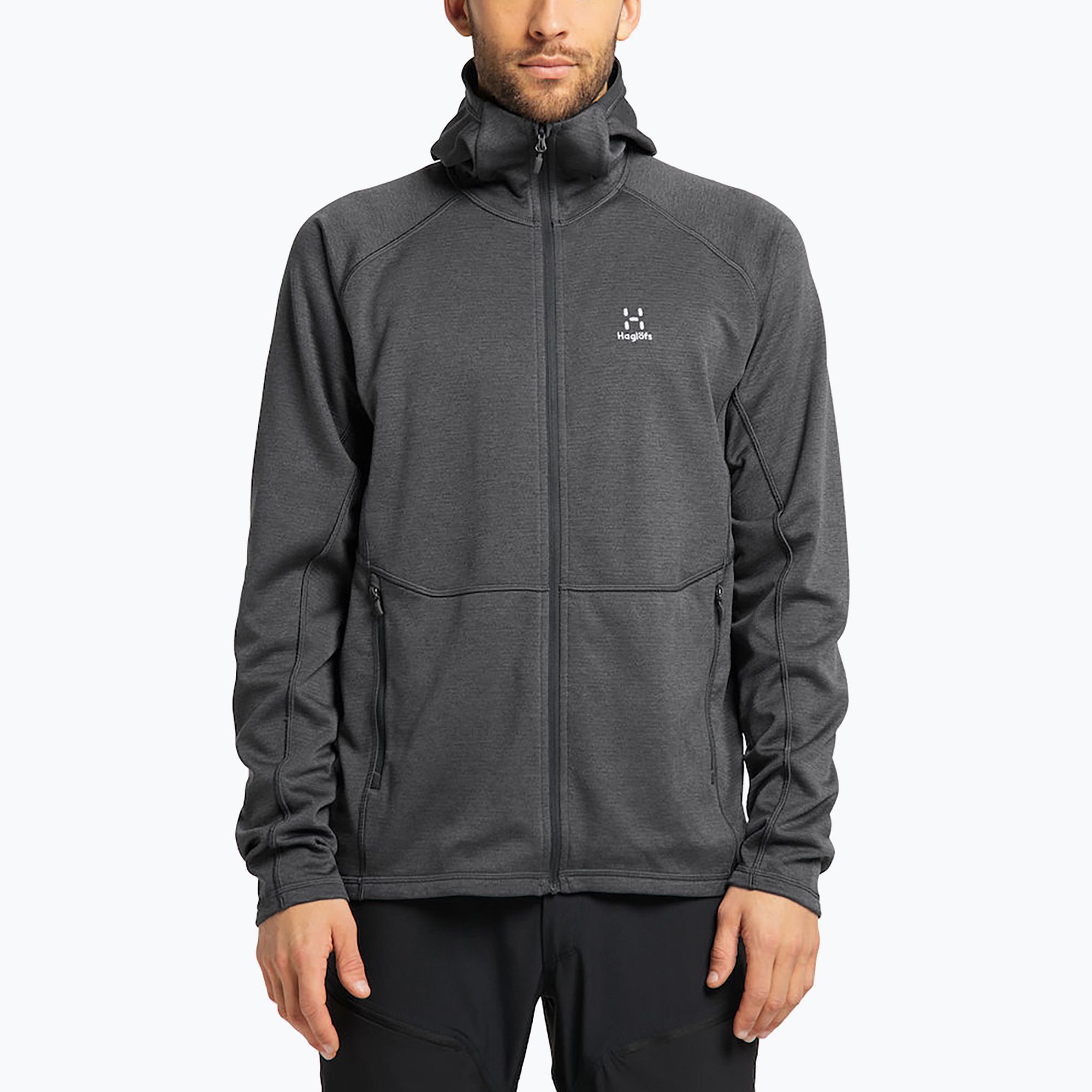 Bluza trekkingowa męska Haglöfs Velum Hood magnetite 