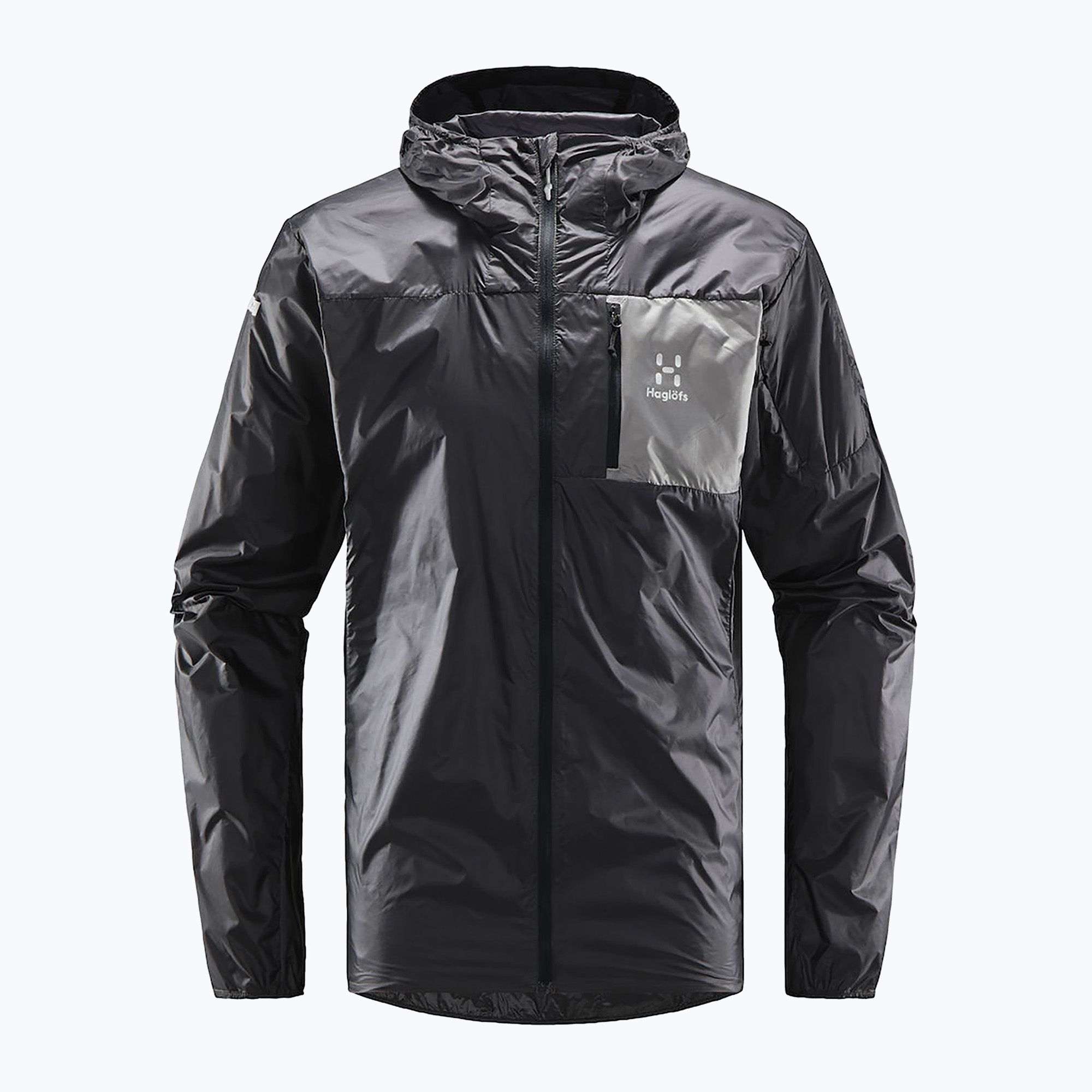 Kurtka przeciwwiatrowa męska Haglöfs L.I.M Shield Hood magnetite/concrete 
