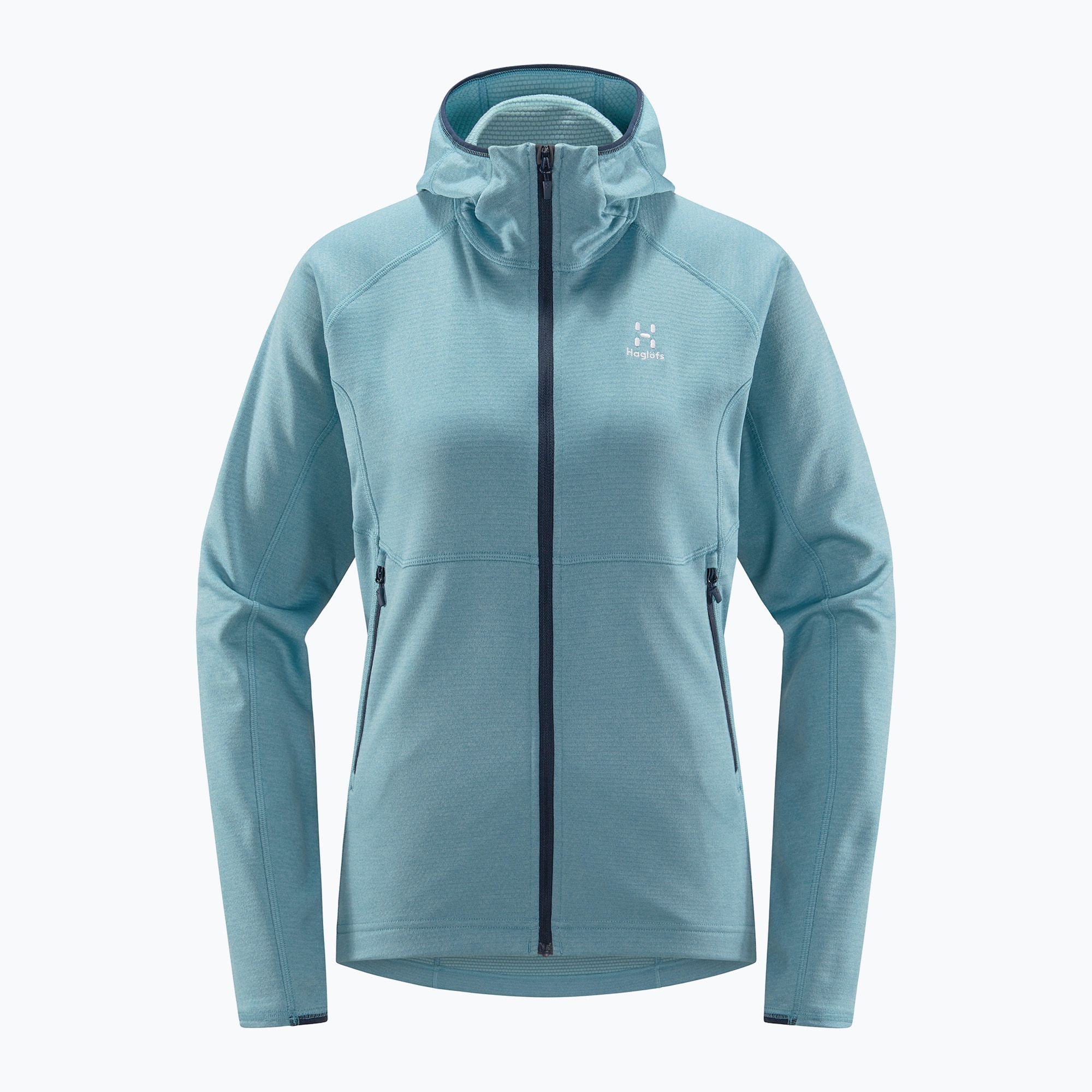 Bluza trekkingowa damska Haglöfs Skuta Hood frost blue 