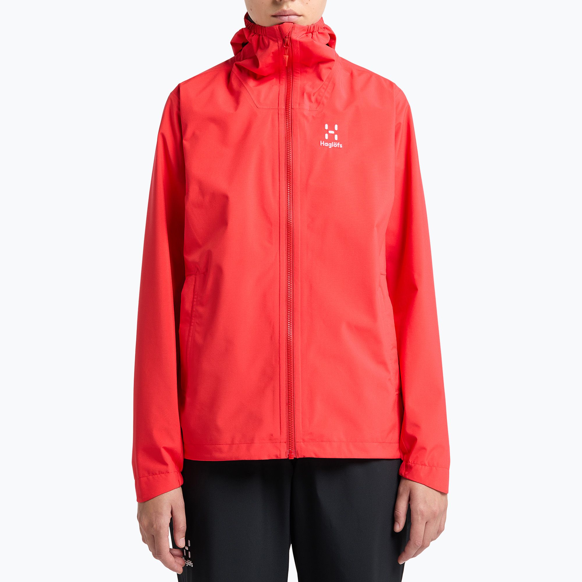 Kurtka przeciwdeszczowa damska Haglöfs Korp Proof poppy red 