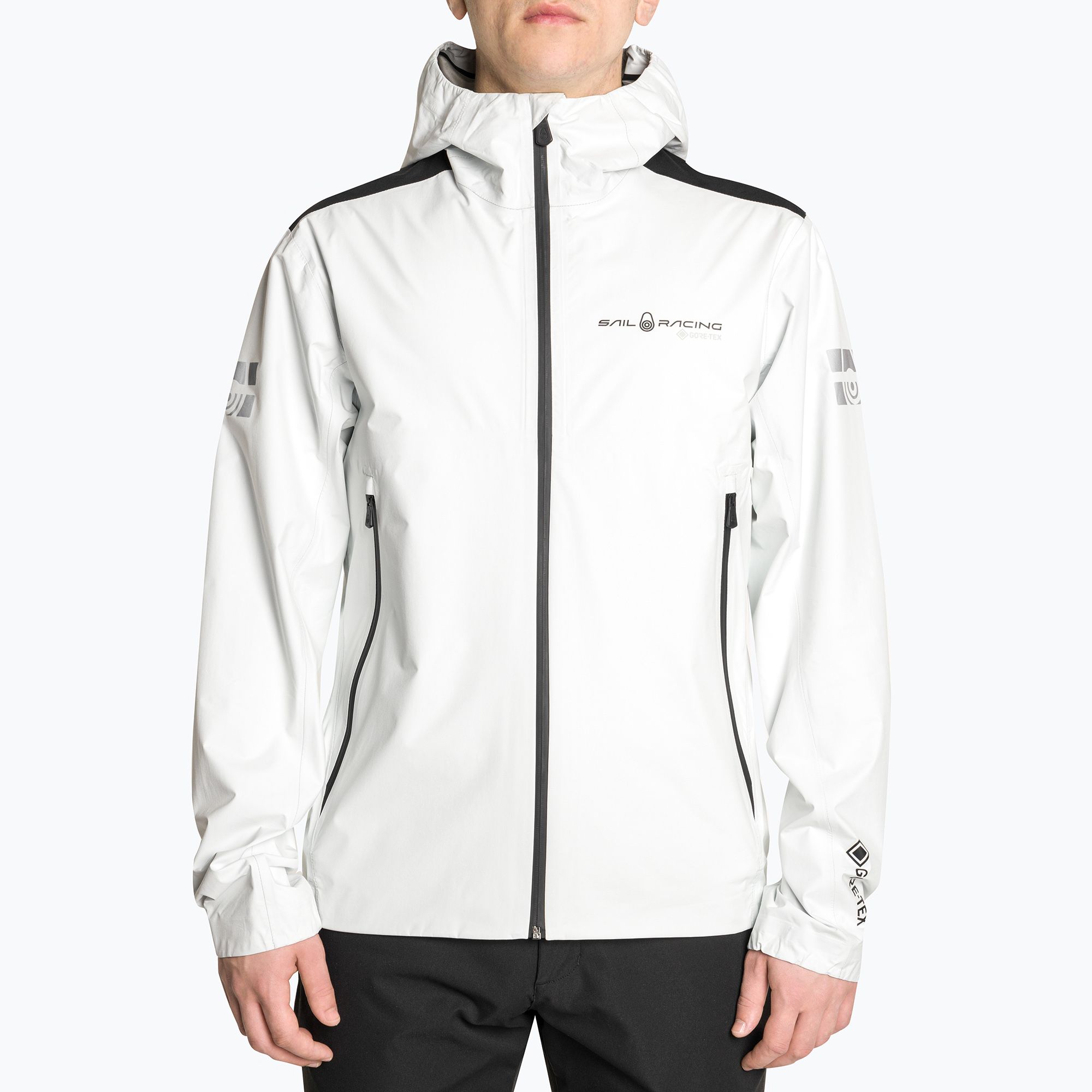 Kurtka żeglarska męska Sail Racing Spray Gore Tex storm white 