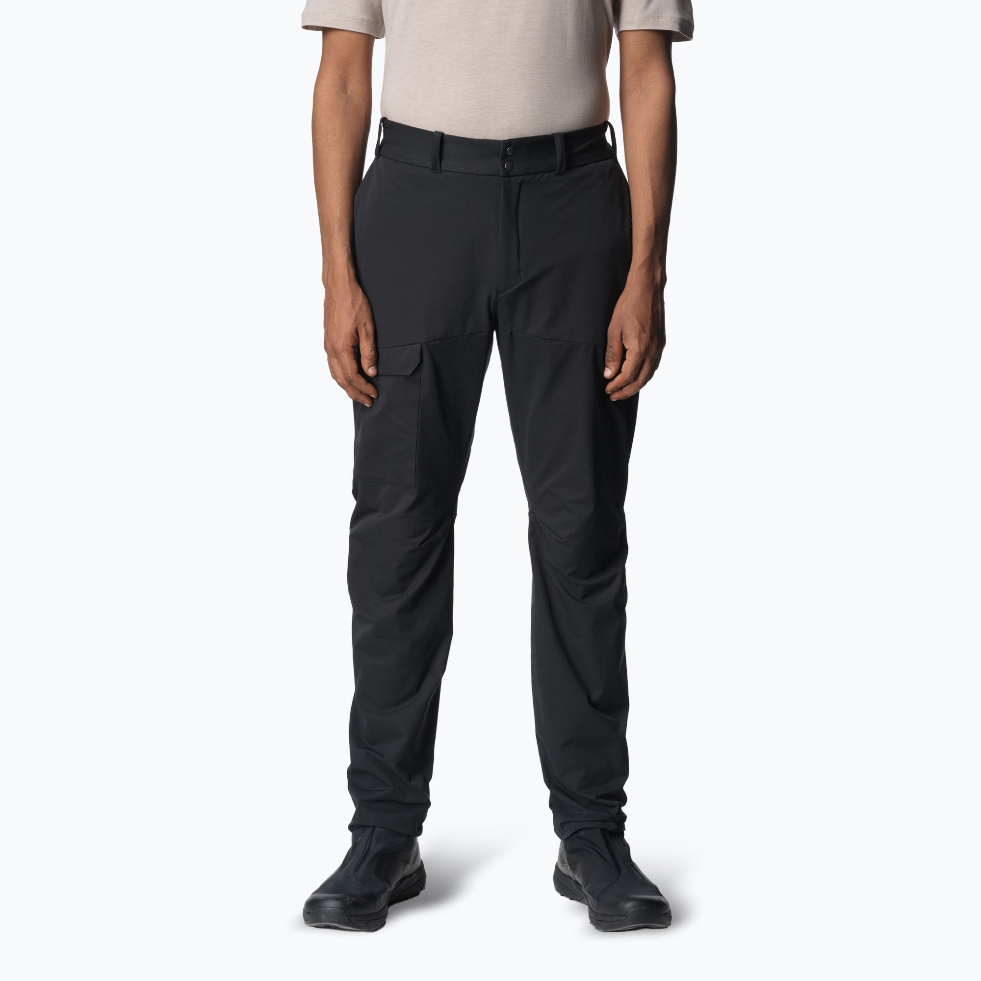 Spodnie softshell męskie Houdini Go Pants true black 