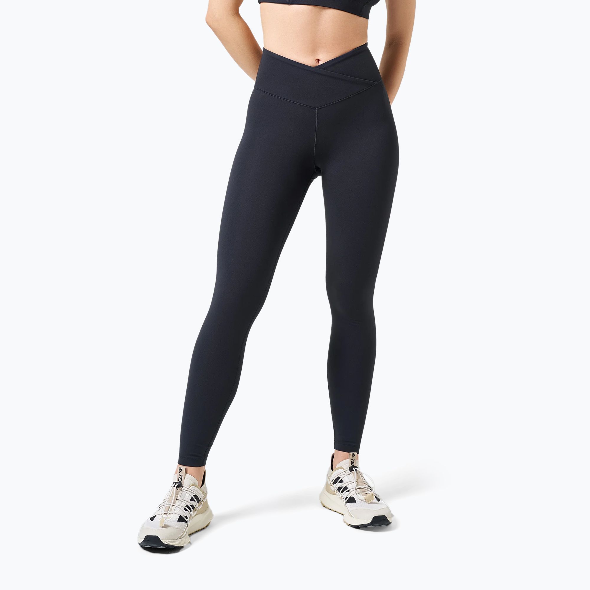 Legginsy damskie Casall Overlap High Waist black 