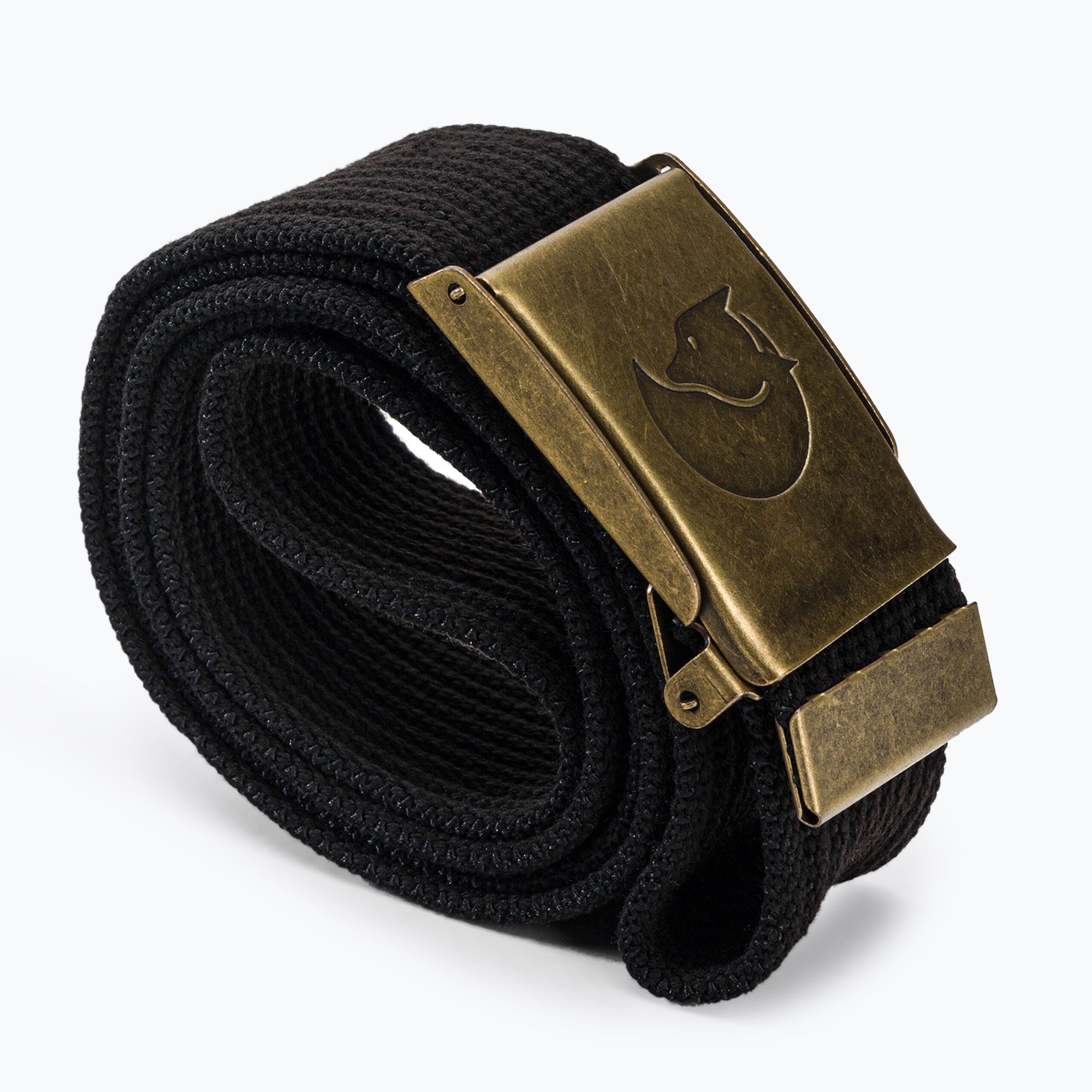 Pasek do spodni Fjällräven Canvas Brass Belt black 