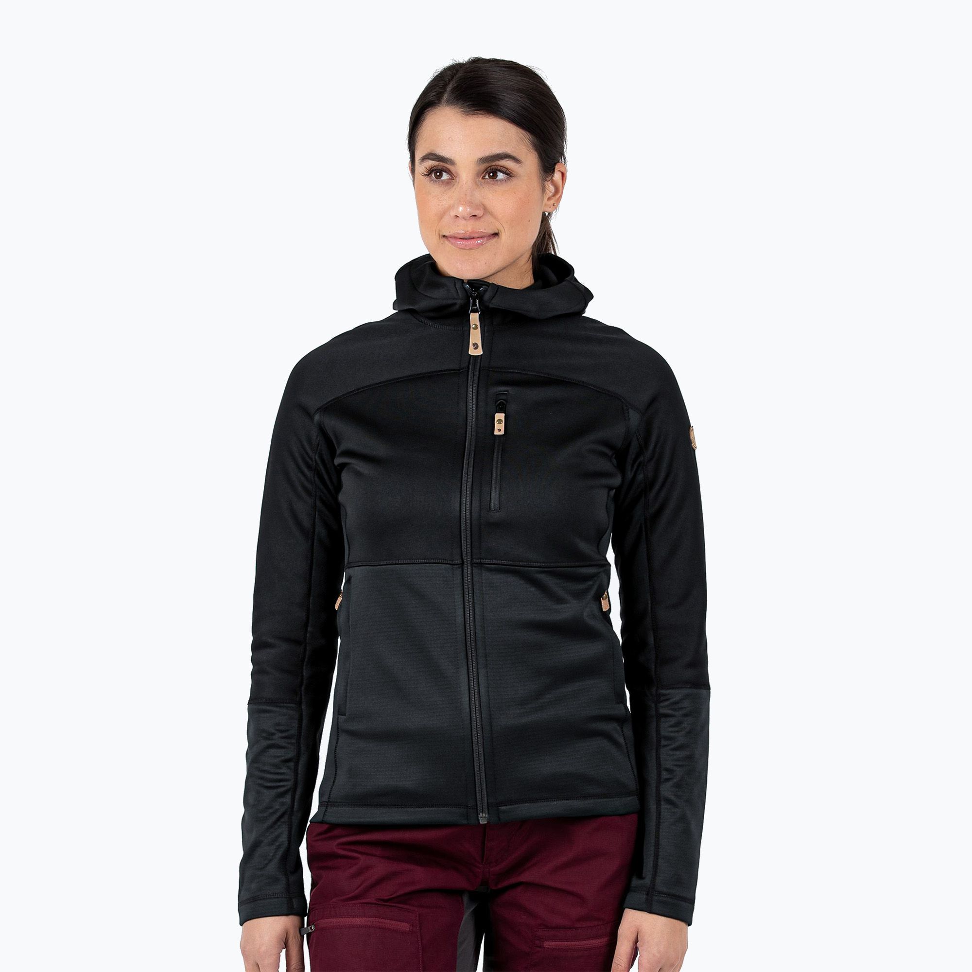 Bluza trekkingowa damska Fjällräven Abisko Trail Fleece black 