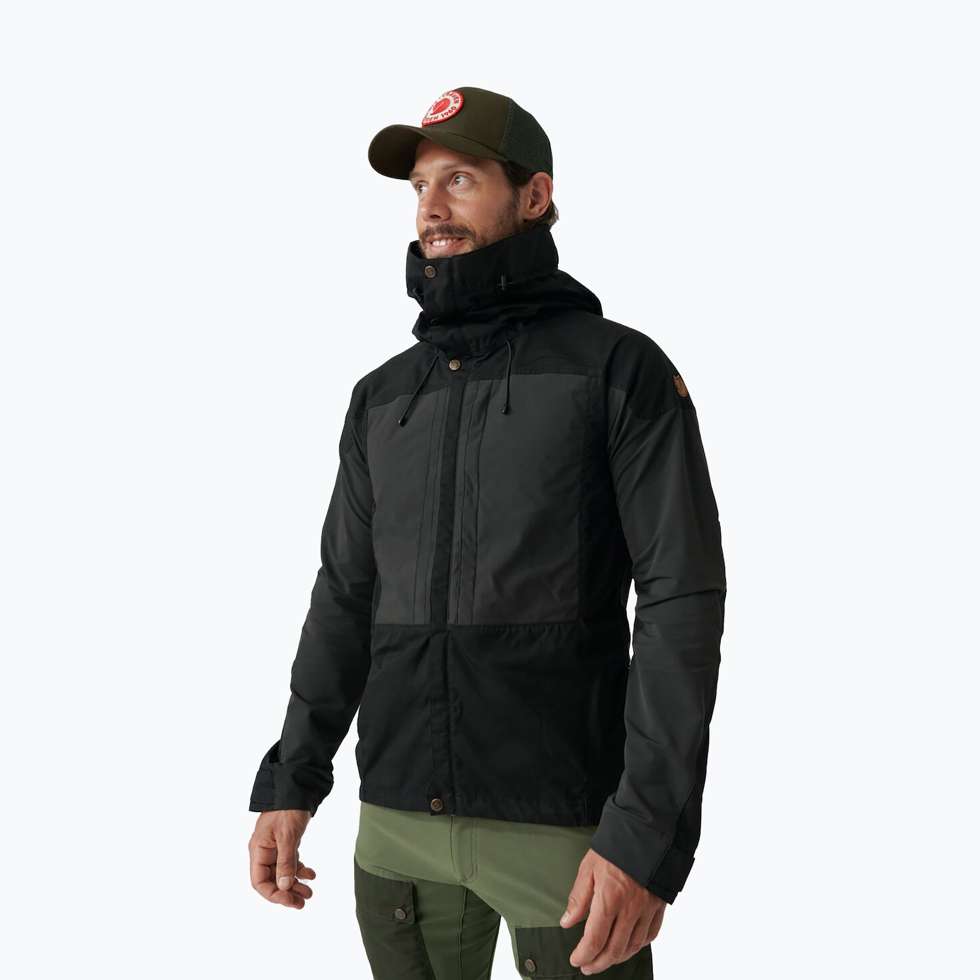 Kurtka przeciwwiatrowa męska Fjällräven Keb black 