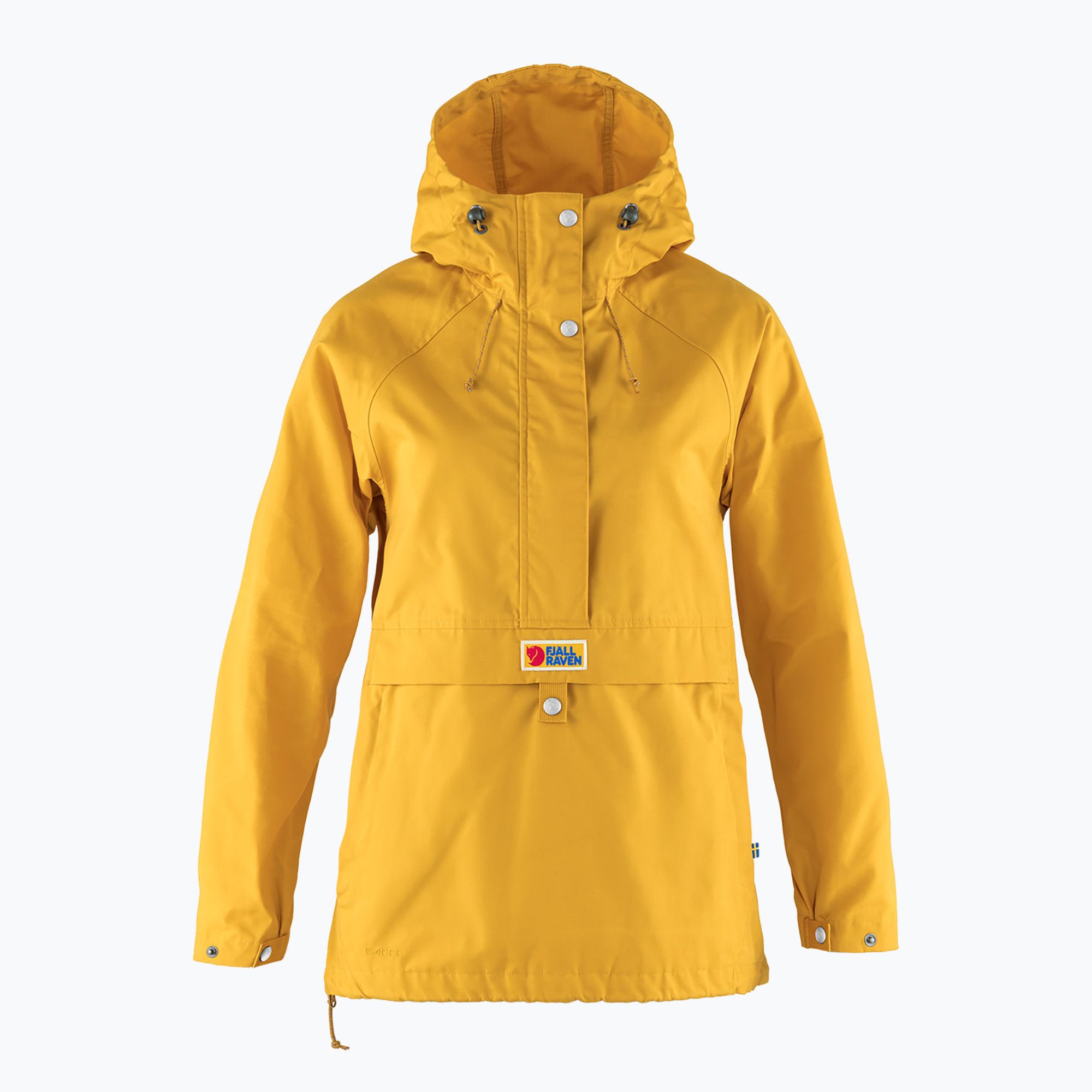 Kurtka przeciwwiatrowa damska Fjällräven Vardag Anorak mustard yellow 
