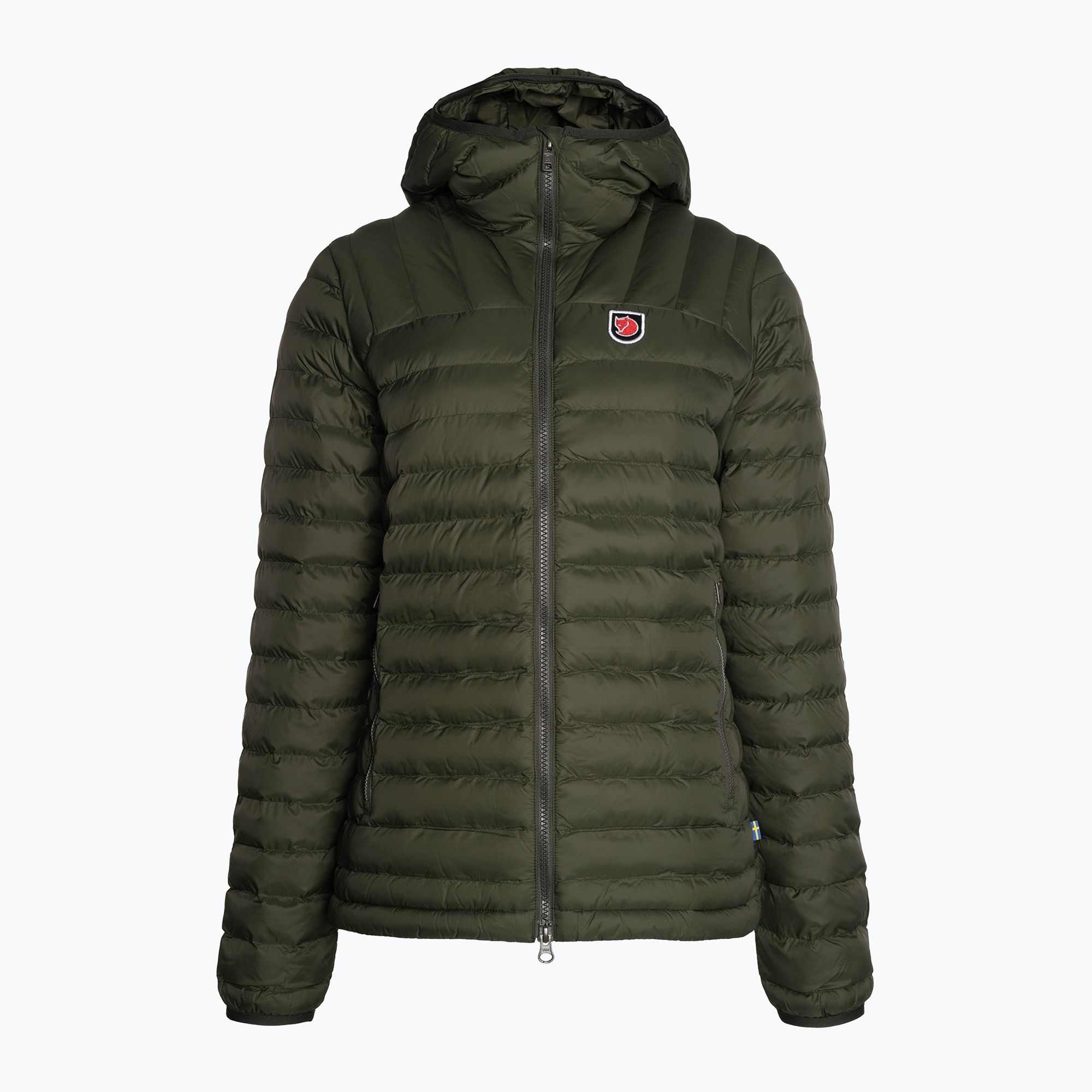 Kurtka damska Fjällräven Expedition Latt Hoodie deep forest 