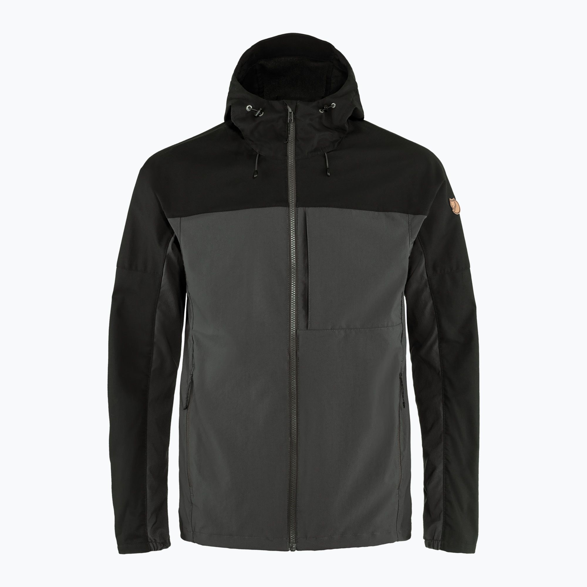 Kurtka przeciwwiatrowa męska Fjällräven Abisko Midsummer dark grey/ black 
