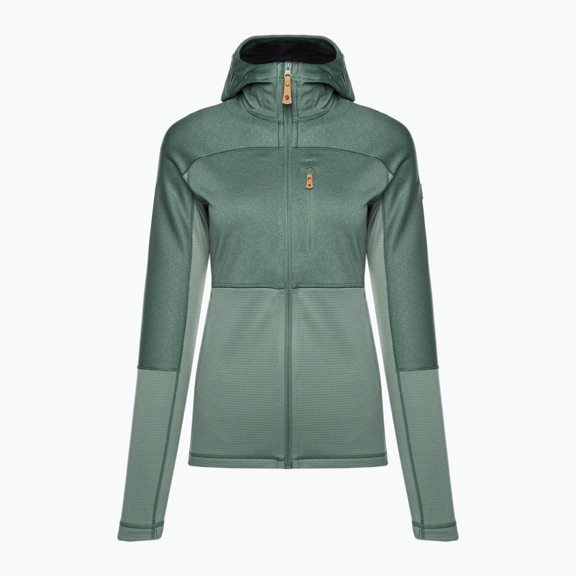 Bluza trekkingowa damska Fjällräven Abisko Trail Fleece patina green 