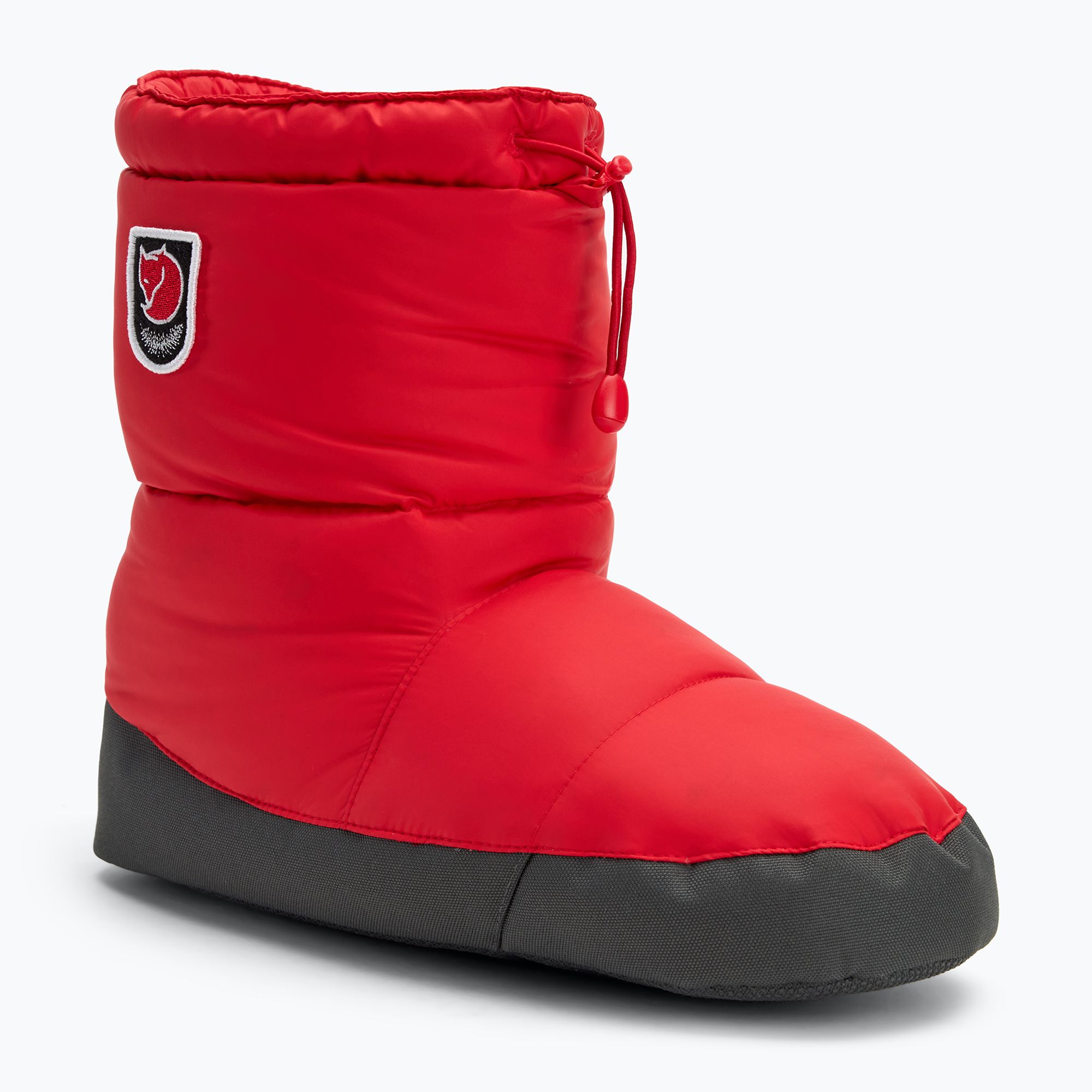 Kapcie Fjällräven Expedition Down Booties true red 