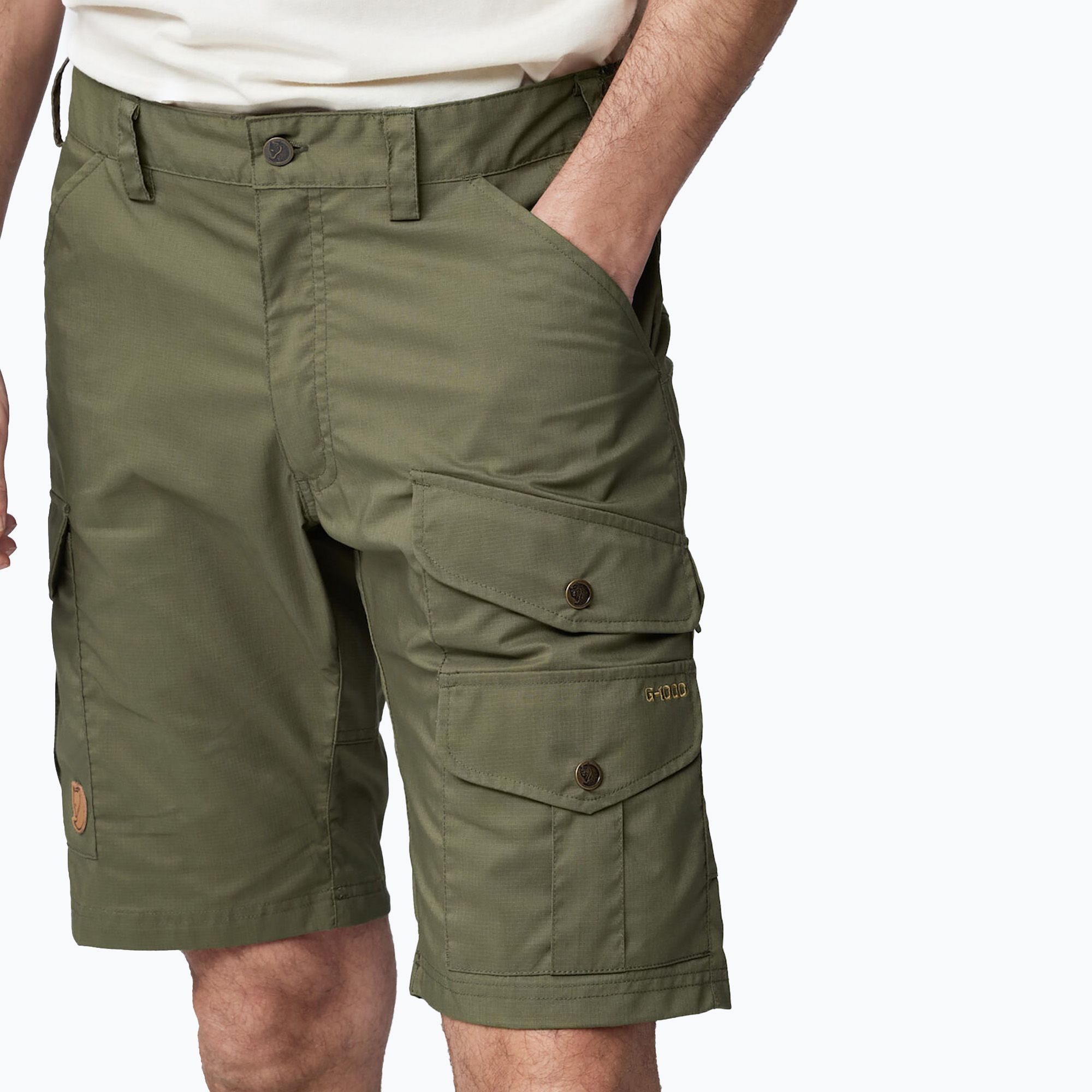 Spodenki trekkingowe męskie Fjällräven Vidda Pro Lite laurel green 