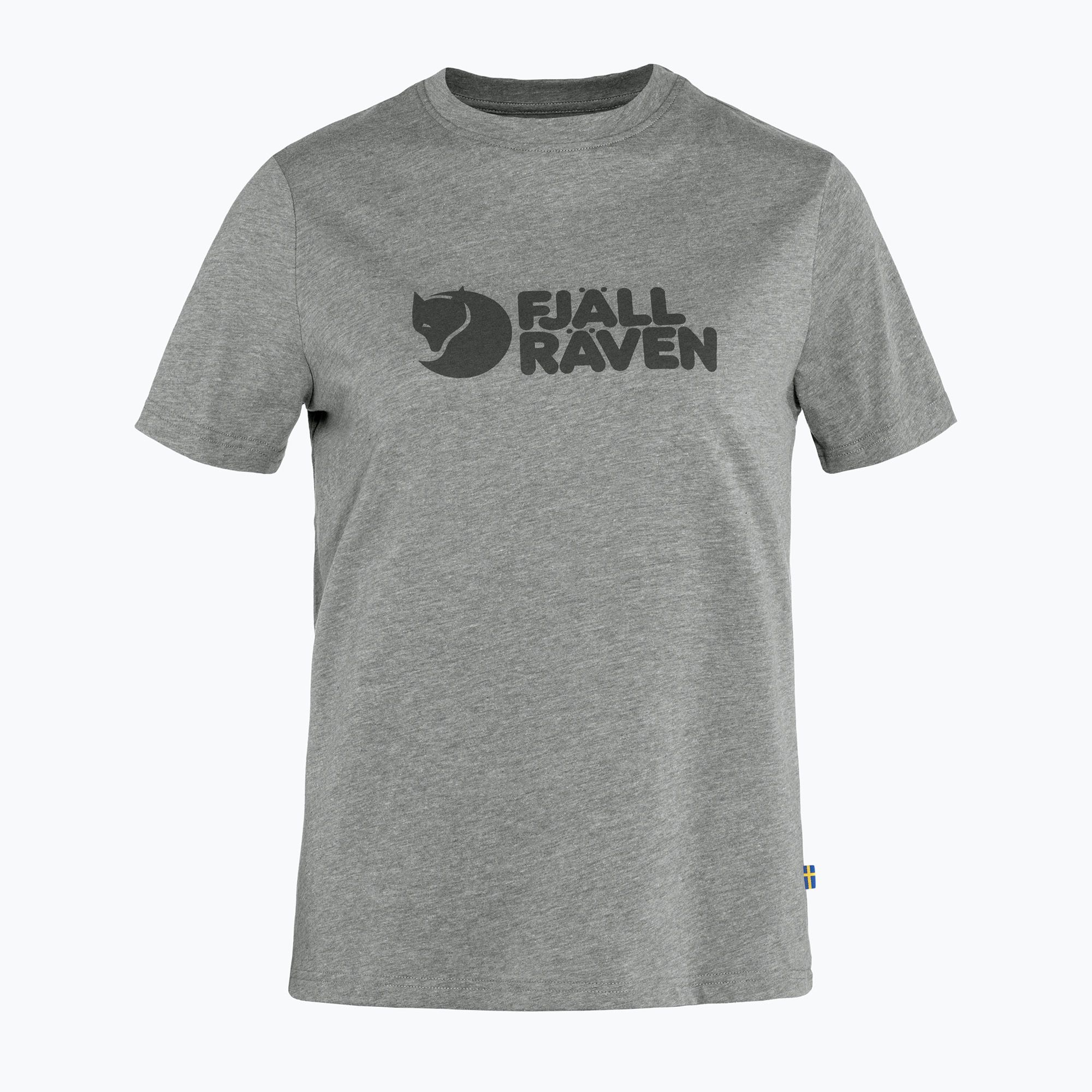 Koszulka trekkingowa damska Fjällräven Logo grey/melange 