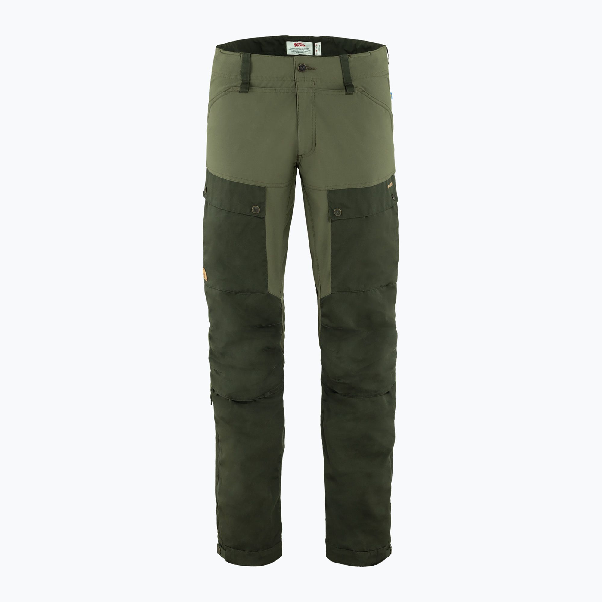 Spodnie trekkingowe męskie Fjällräven Keb deep forest/laurel green 