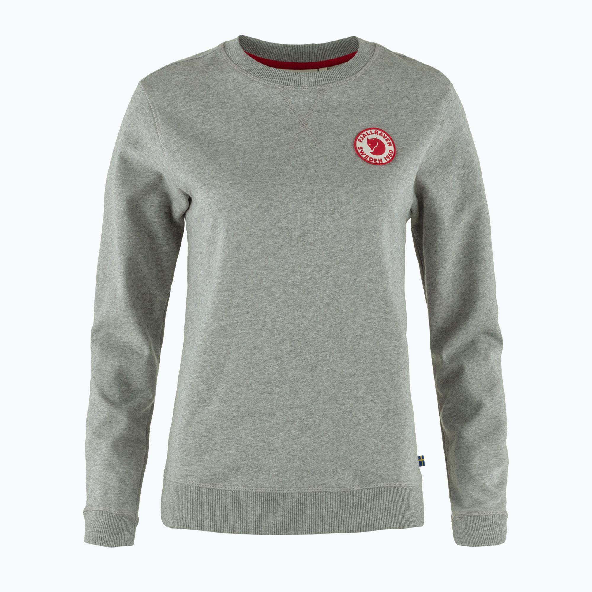 Bluza damska Fjällräven 1960 Logo Badge Sweater grey/melange 
