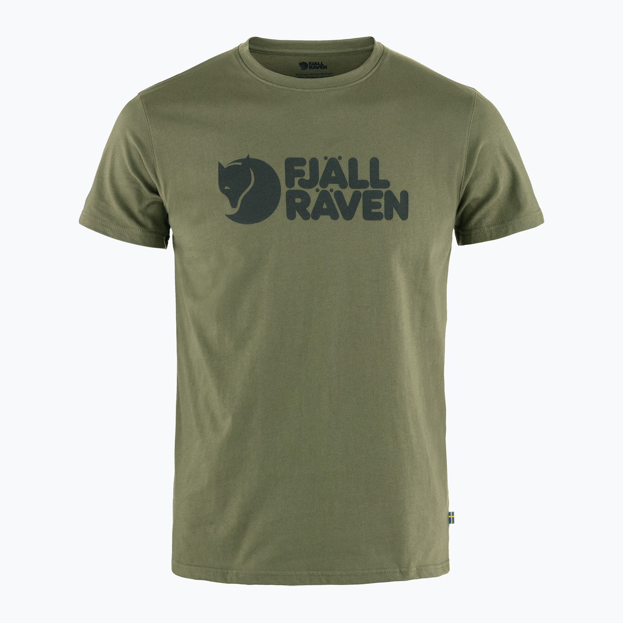 Koszulka męska Fjällräven Logo laurel green 